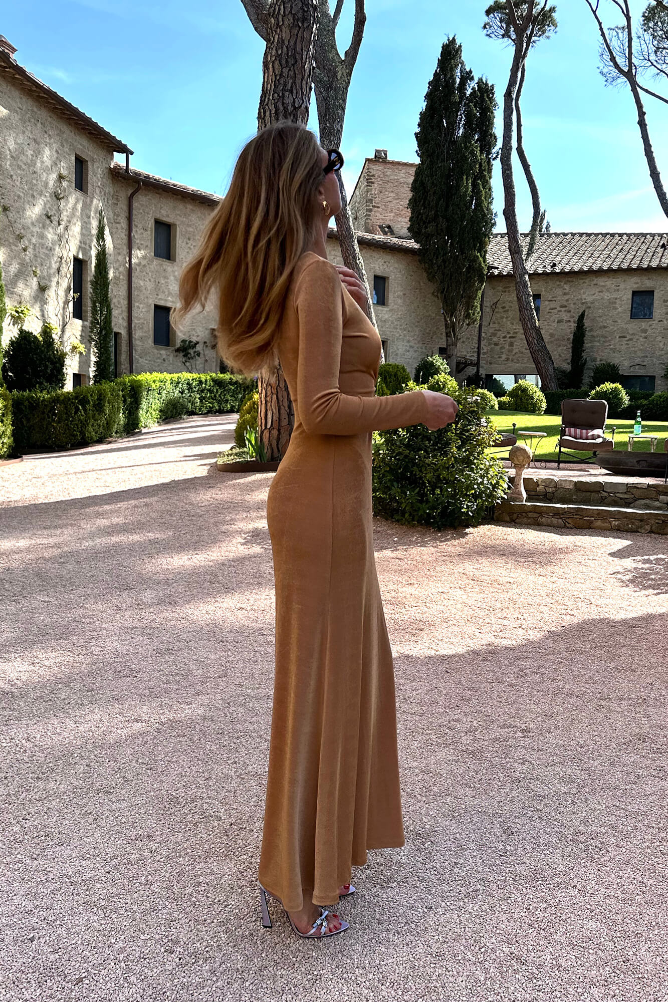 Knitted Long Sleeve Maxi Dress