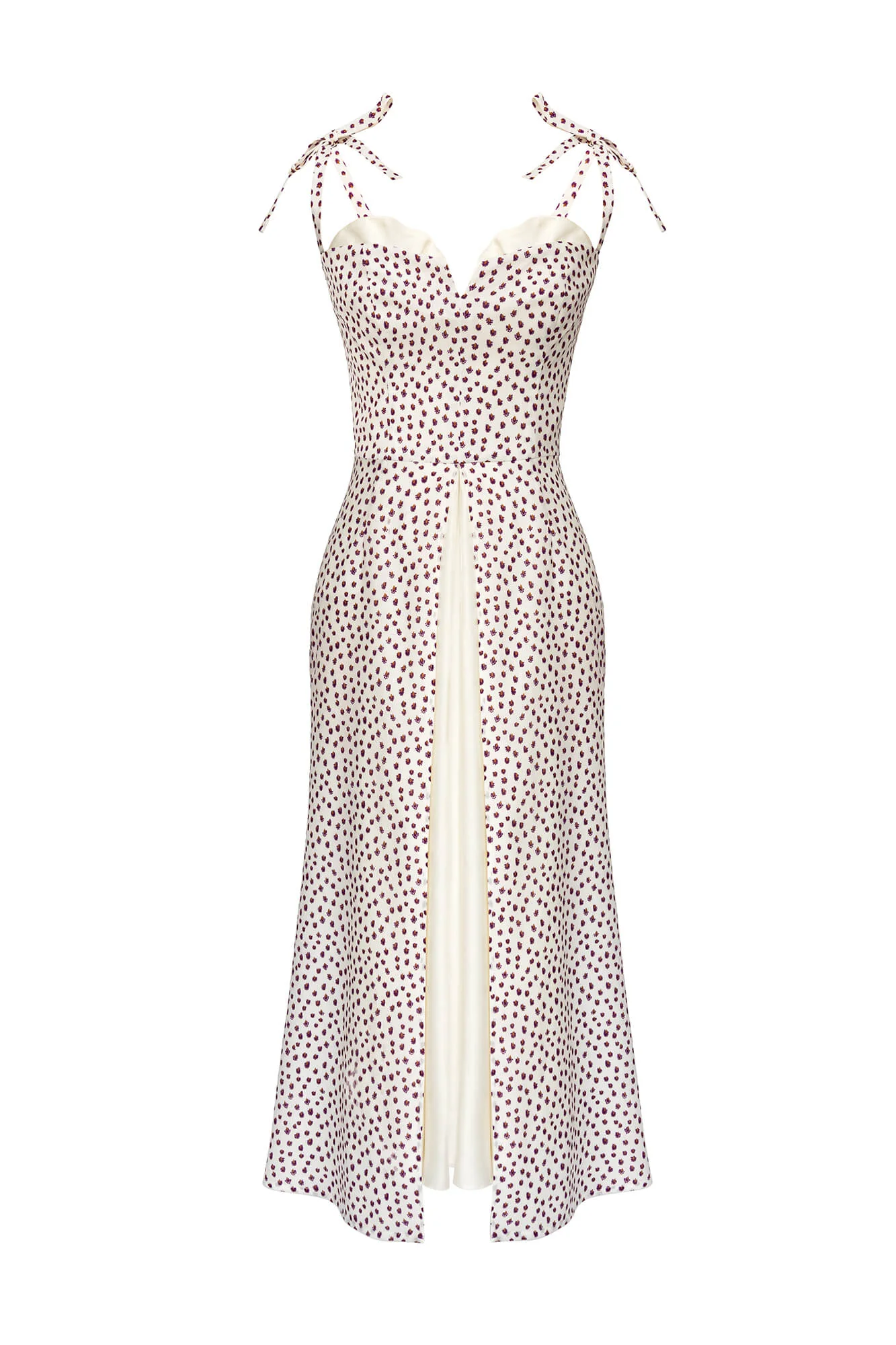 Flowy Slit Midi Dress