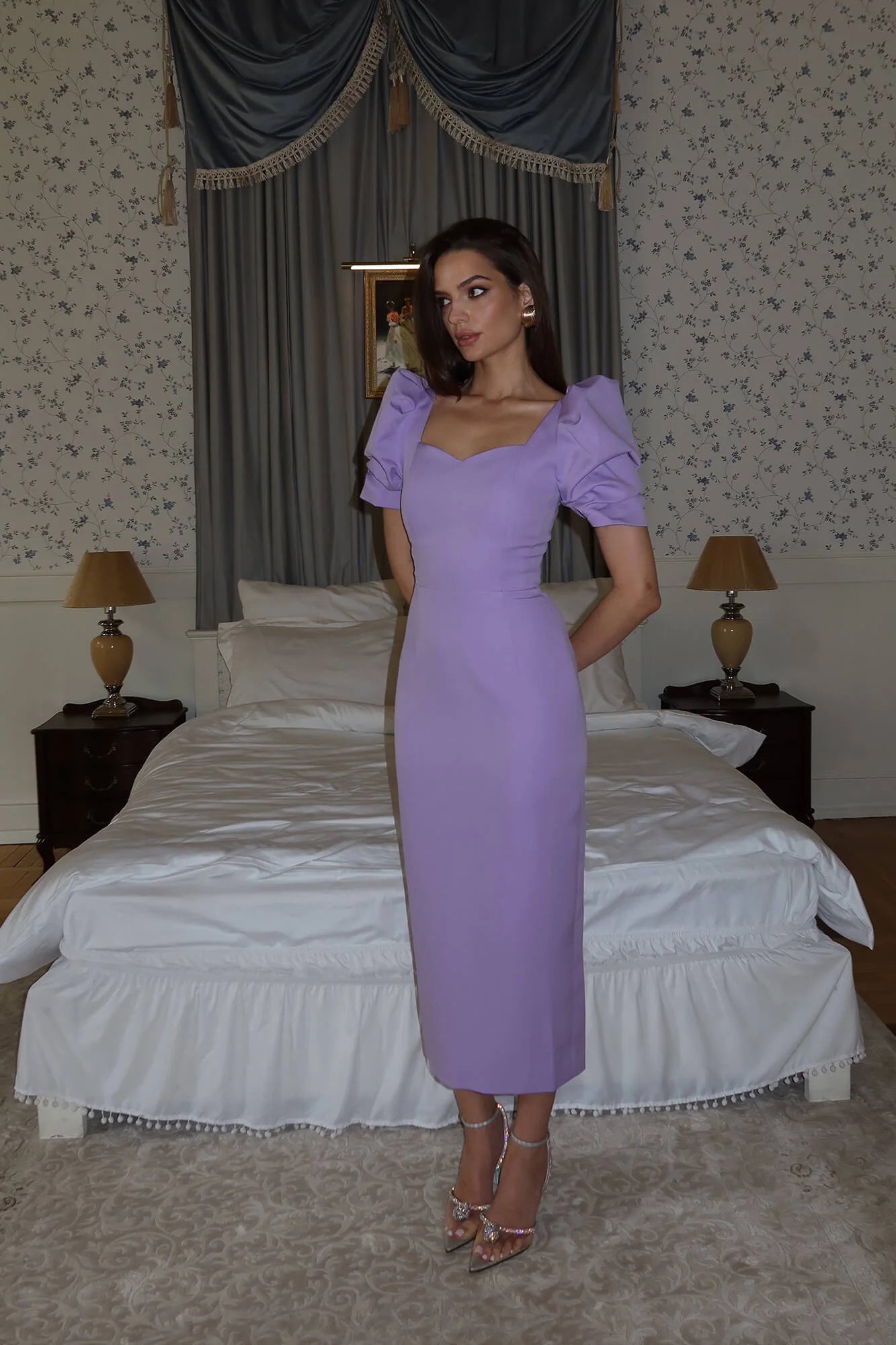 Sweetheart Midi Dress