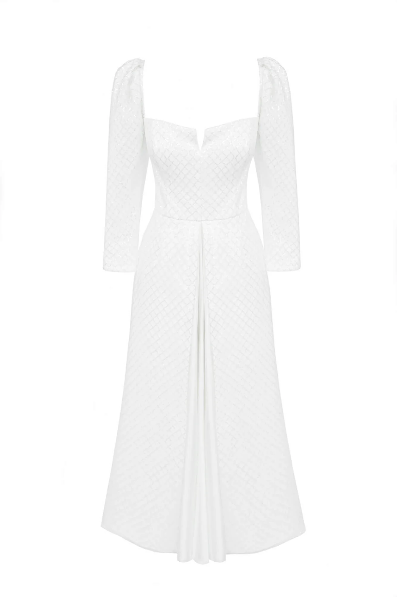 Sequin Flare Midi Dress