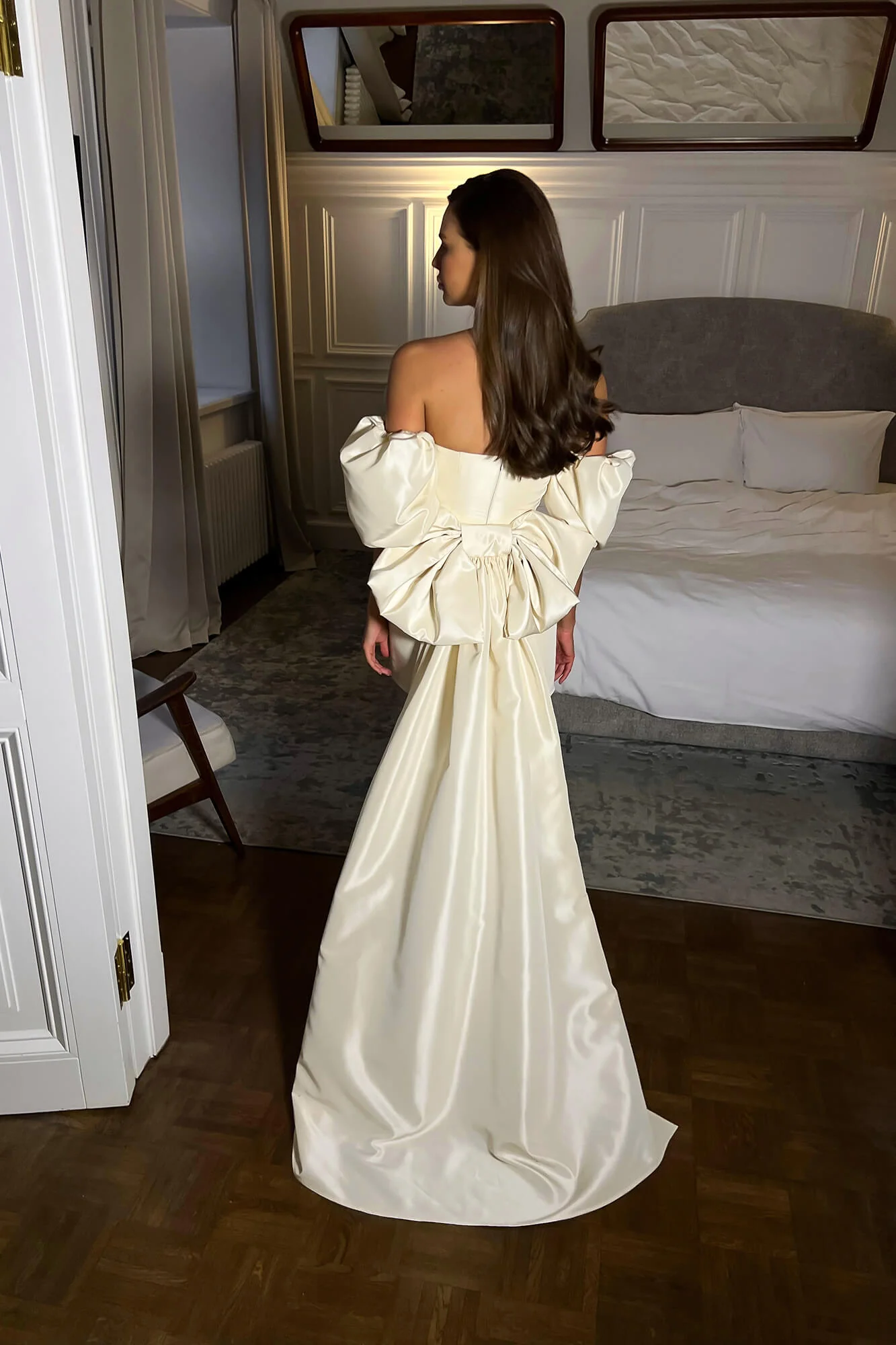 Bow Back Jumpsuit Dress