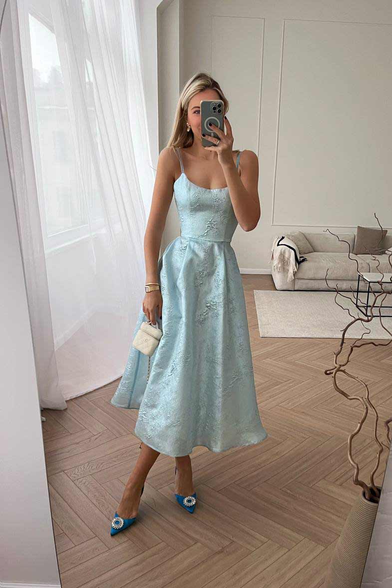 Jacquard Fitted Corset Bustier Dress