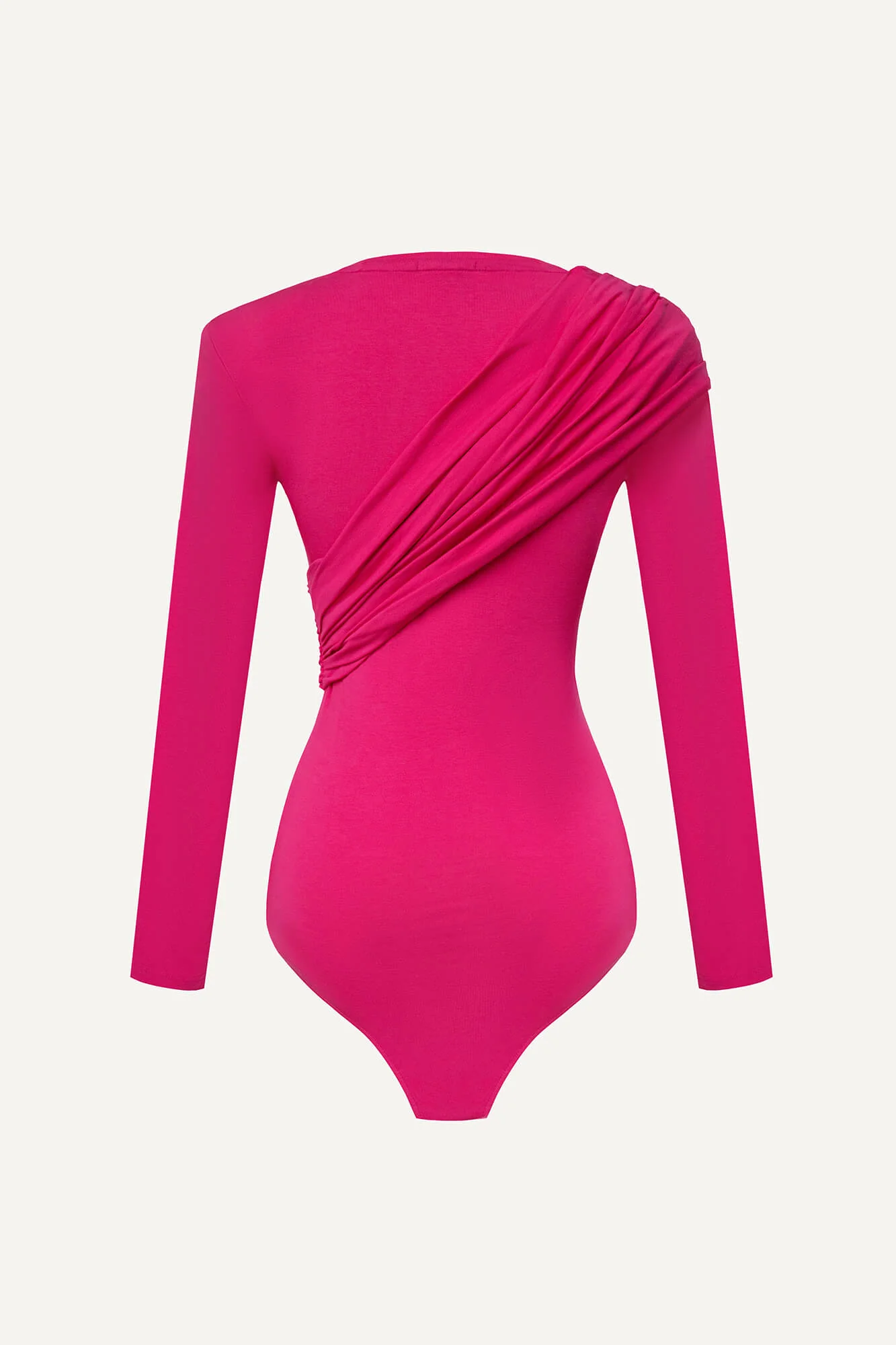 Drapped Knitted Bodysuit