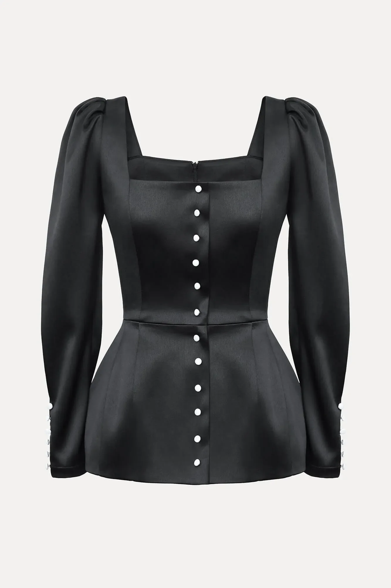 Satin Long Sleeve Top