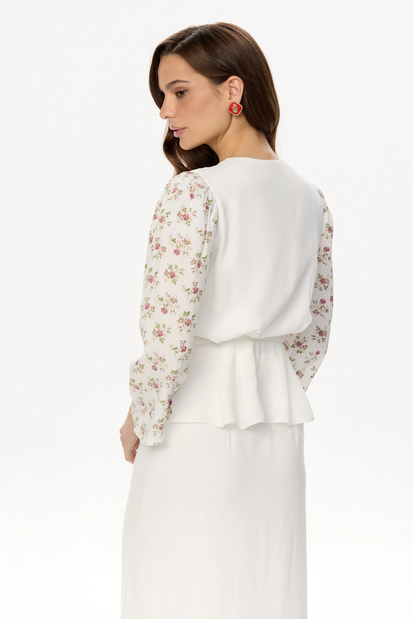 Long Sleeve Button Front Top