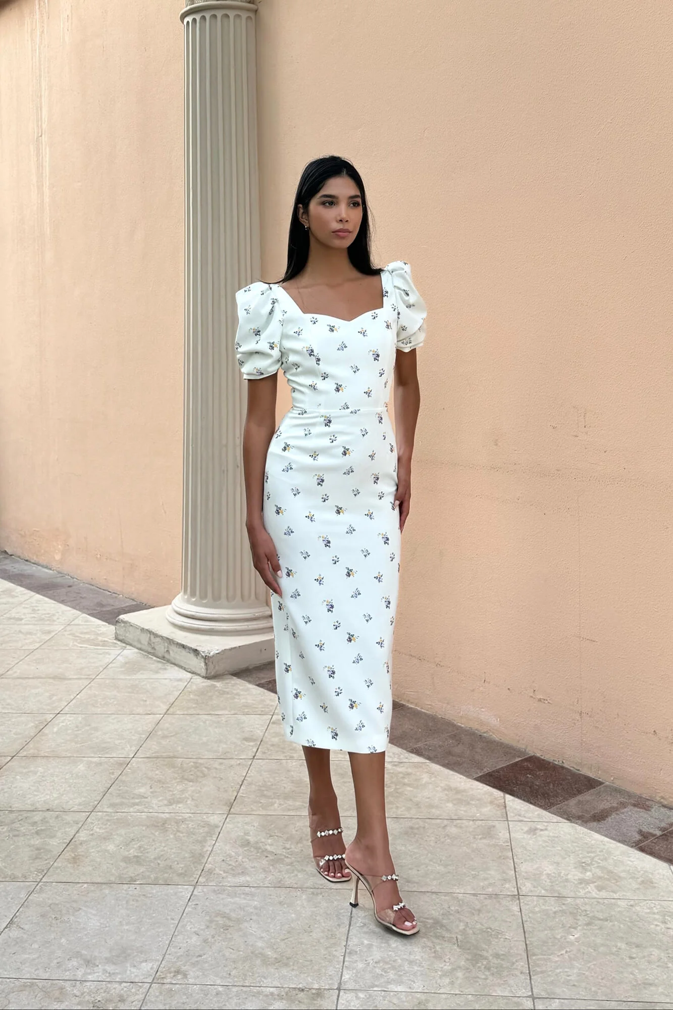 Sweetheart Midi Dress