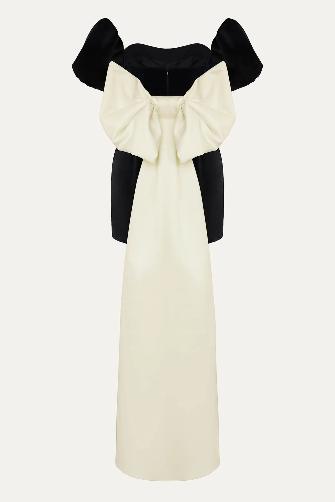 Velvet Bow Back Jumpsuit Dress