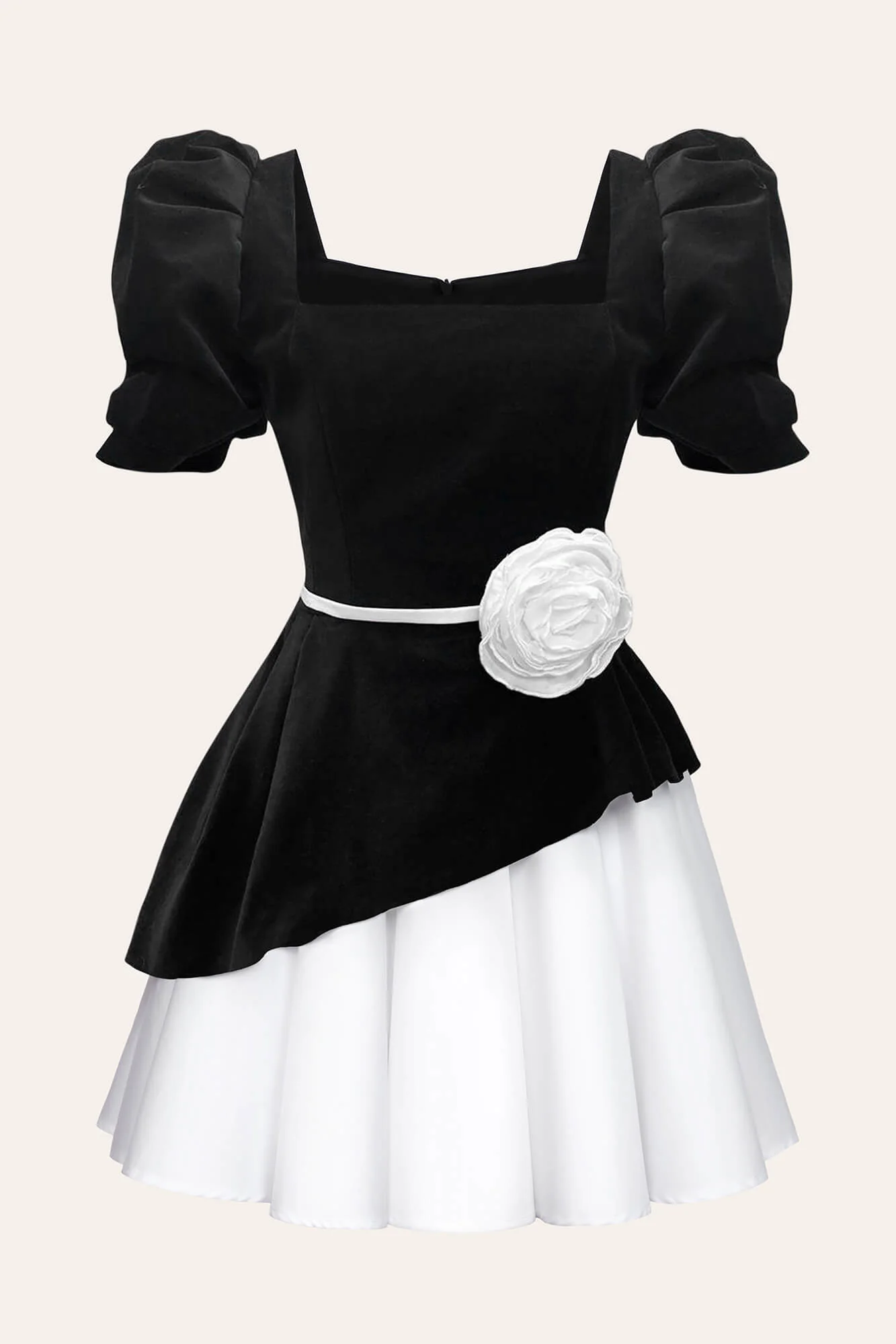 Square Neck Short Sleeve Top