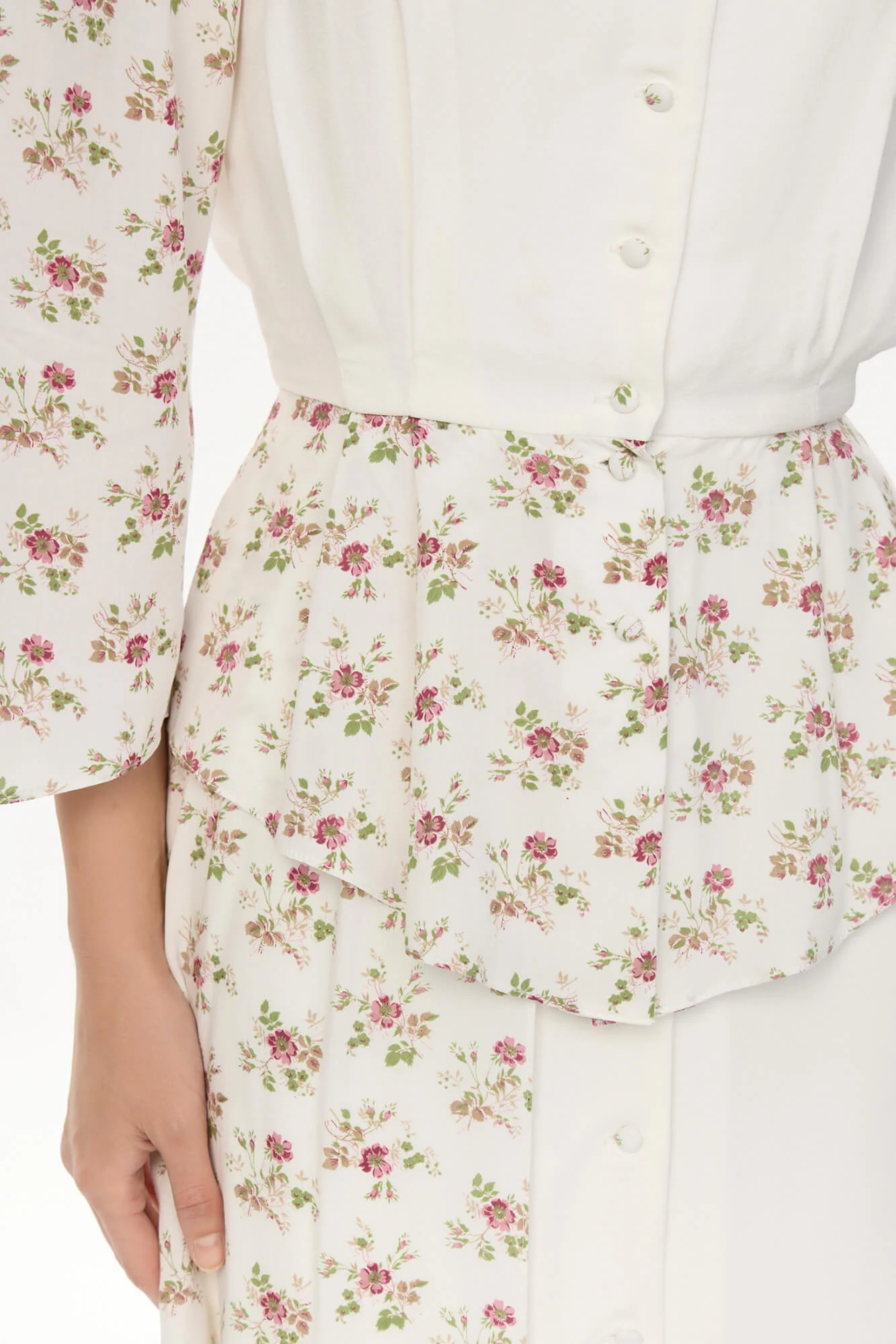 Long Sleeve Button Front Top