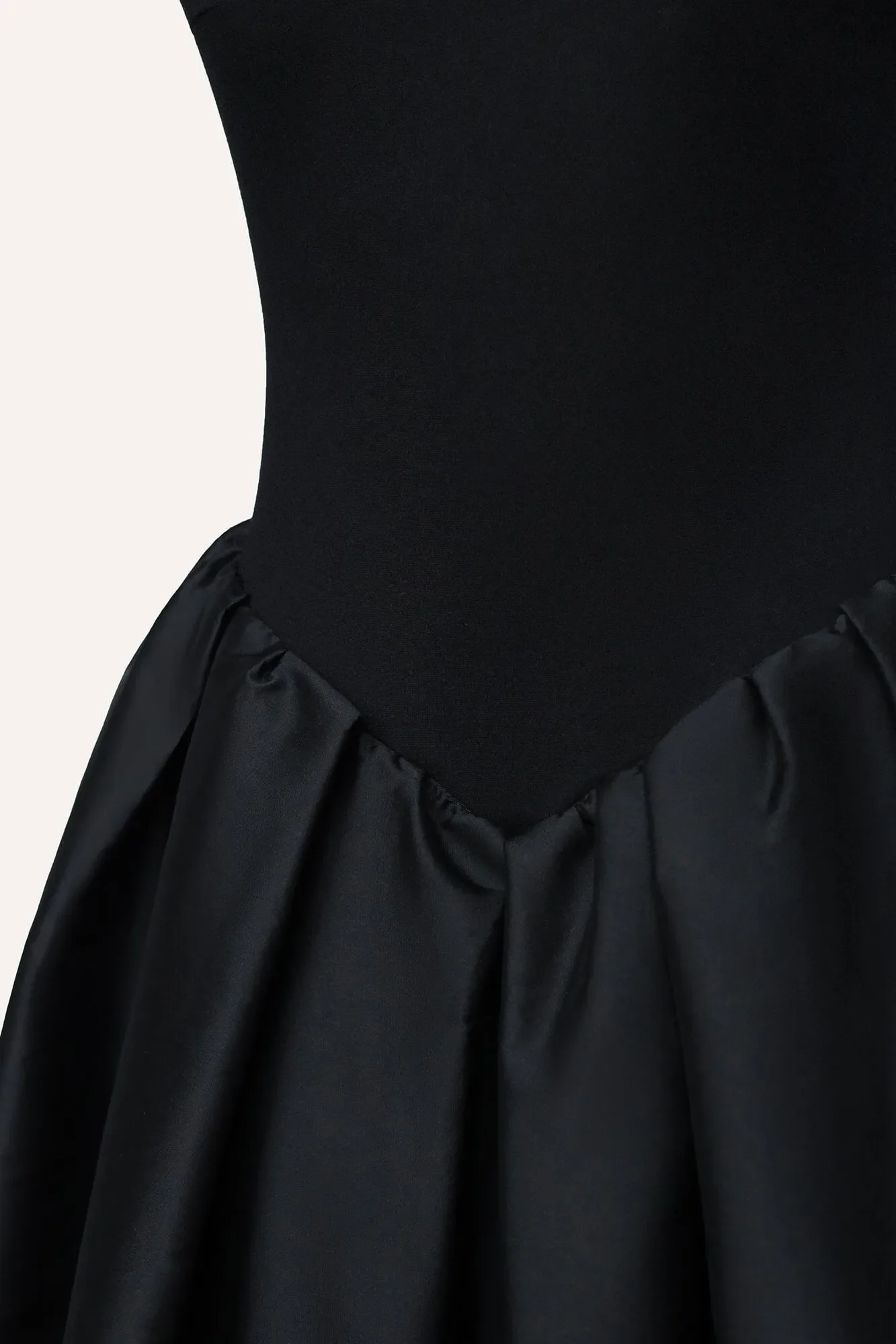 Midi Dress With Puffy Skirt