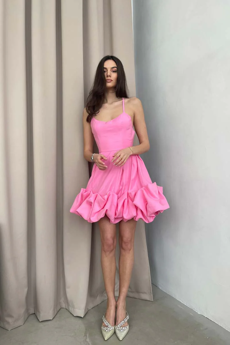 Backless Bustier Mini Dress