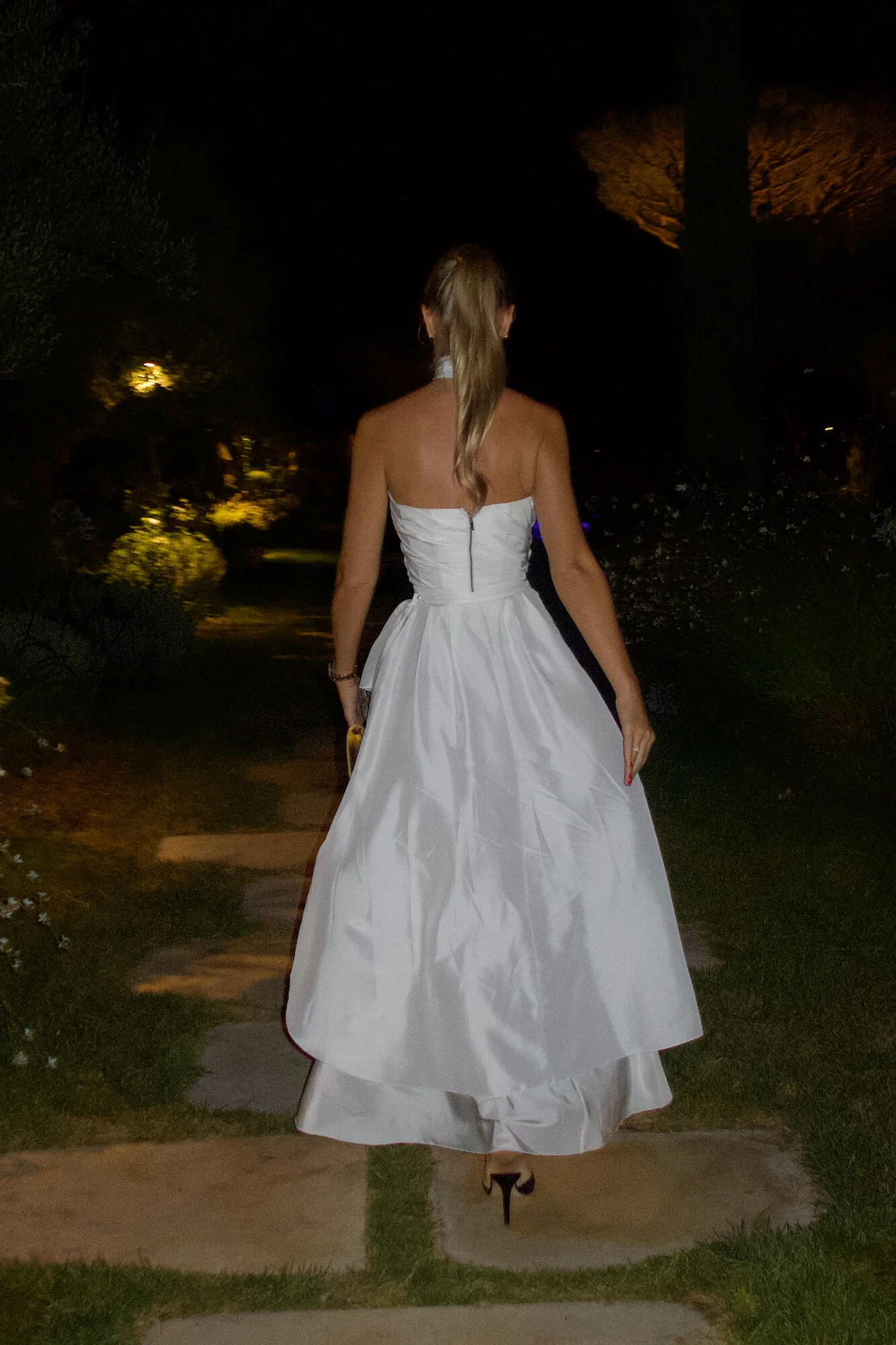«Rosée Nue» Silk Skirt