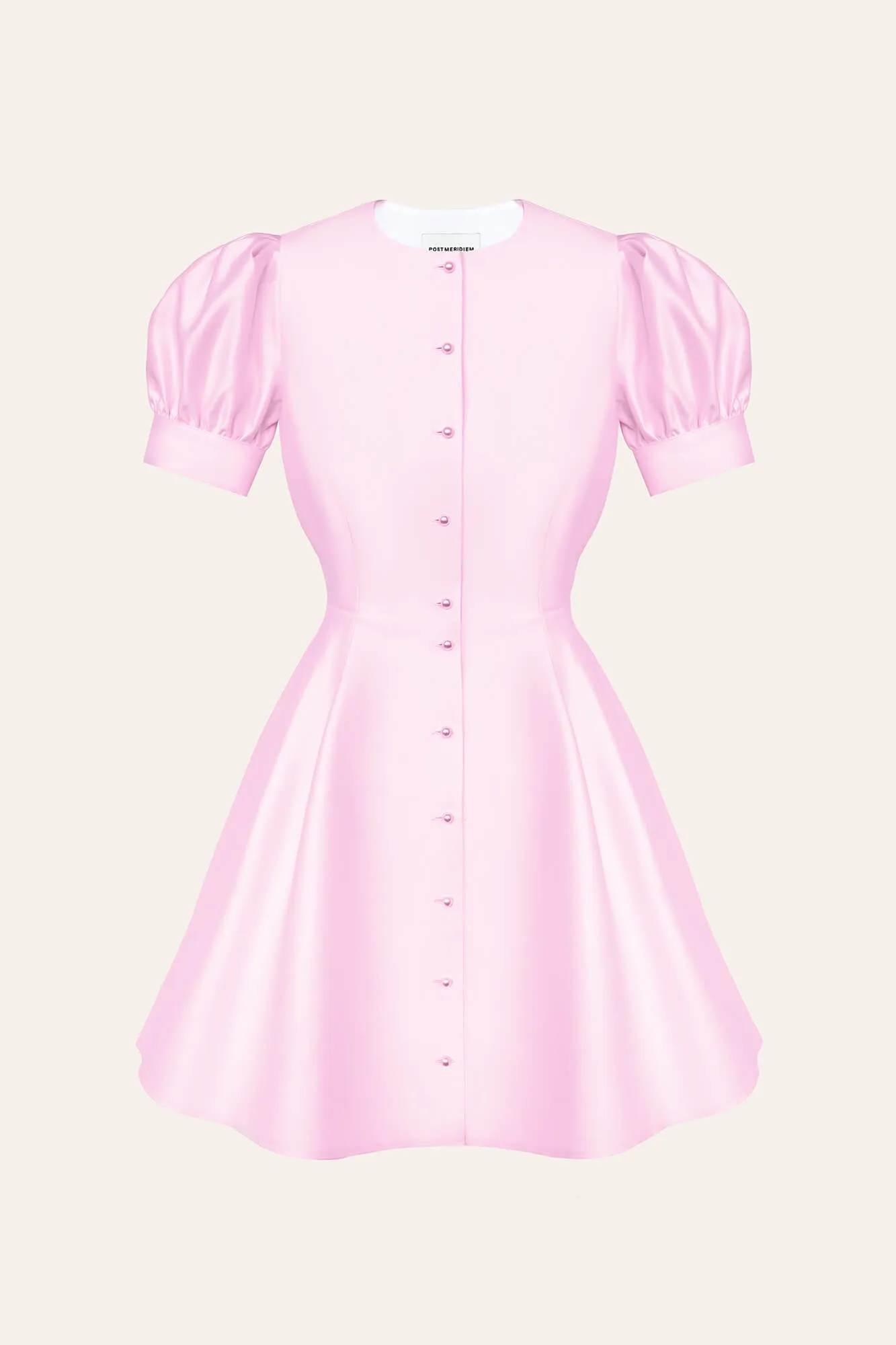 Button Front Mini Dress