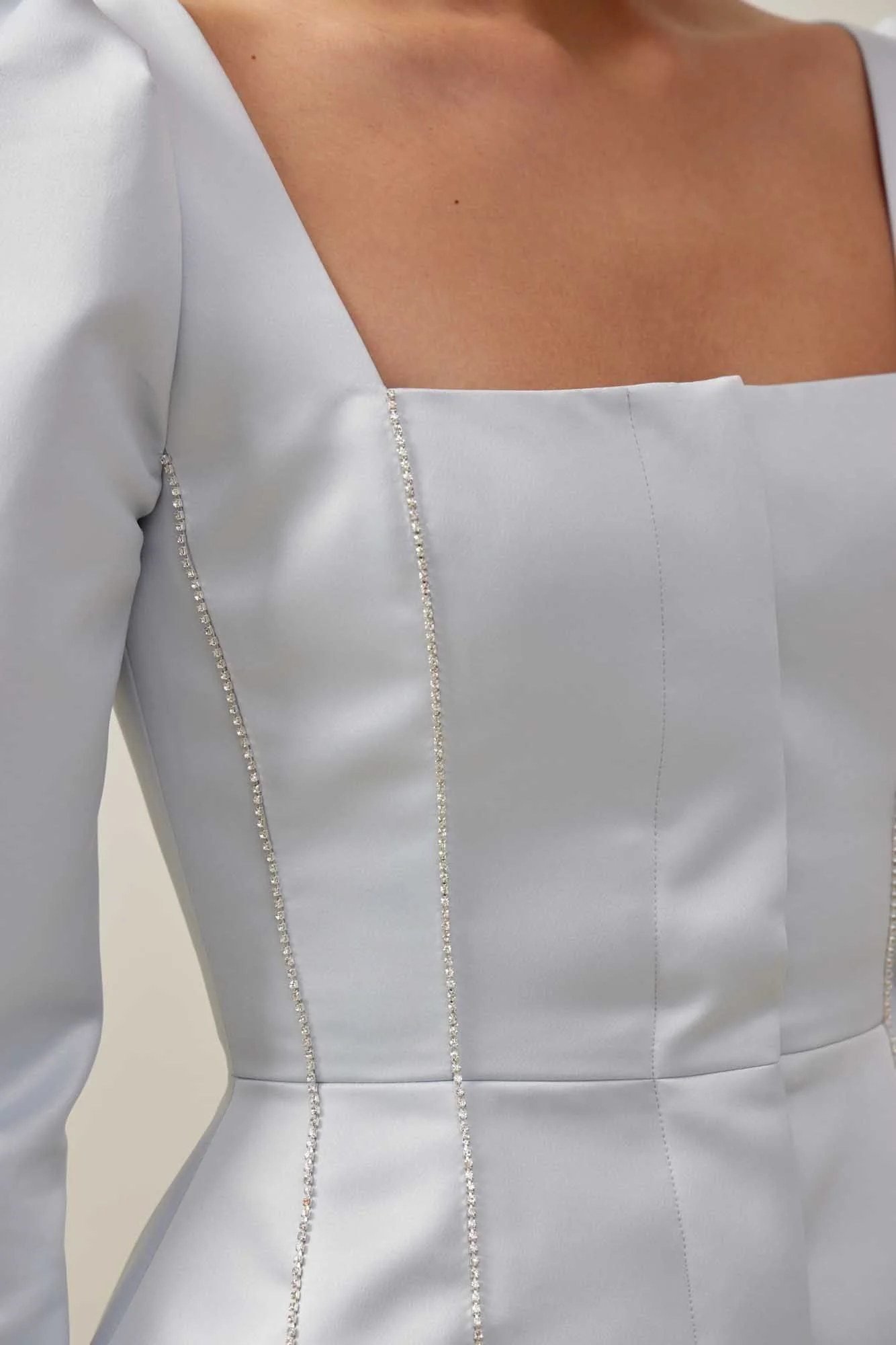 Satin Decorated Top