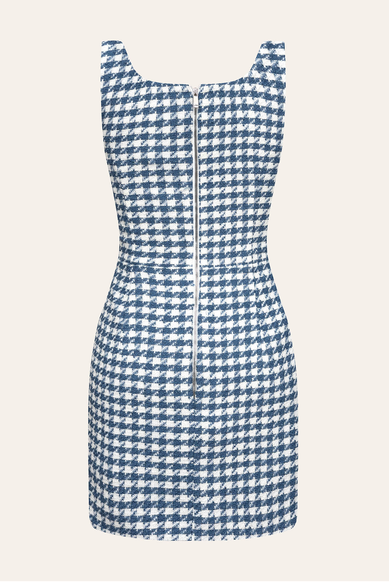 Tweed Strap Mini Dress