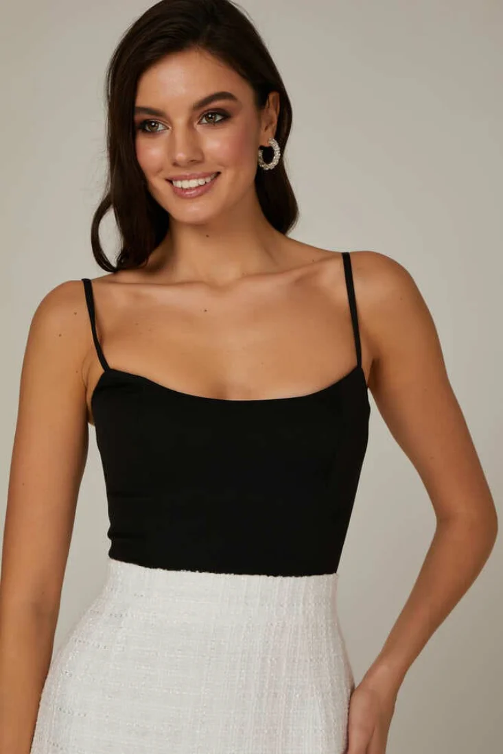 Viscose Corset Crop Top