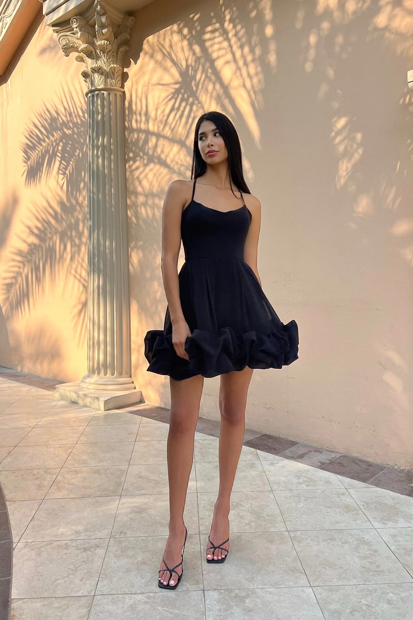 Backless Bustier Mini Dress