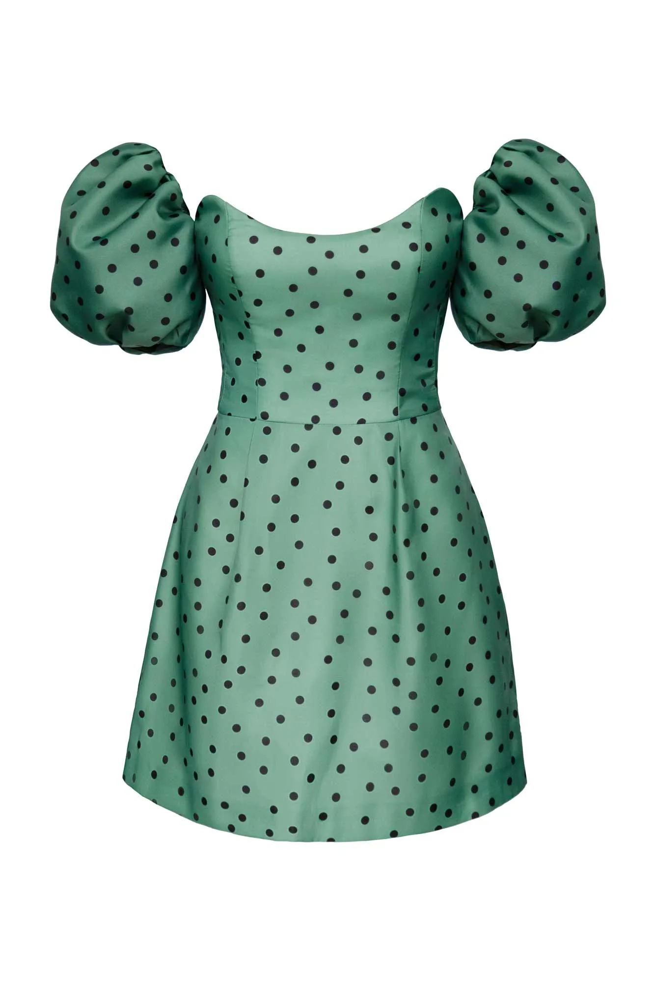 Puffy Sleeve Bell Mini Dress