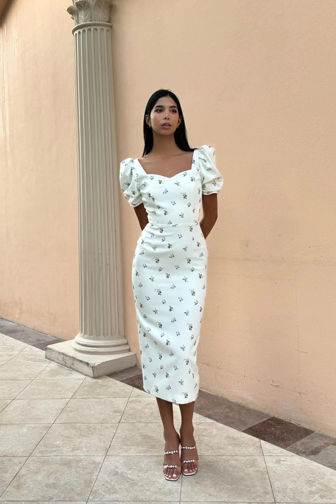 Sweetheart Midi Dress