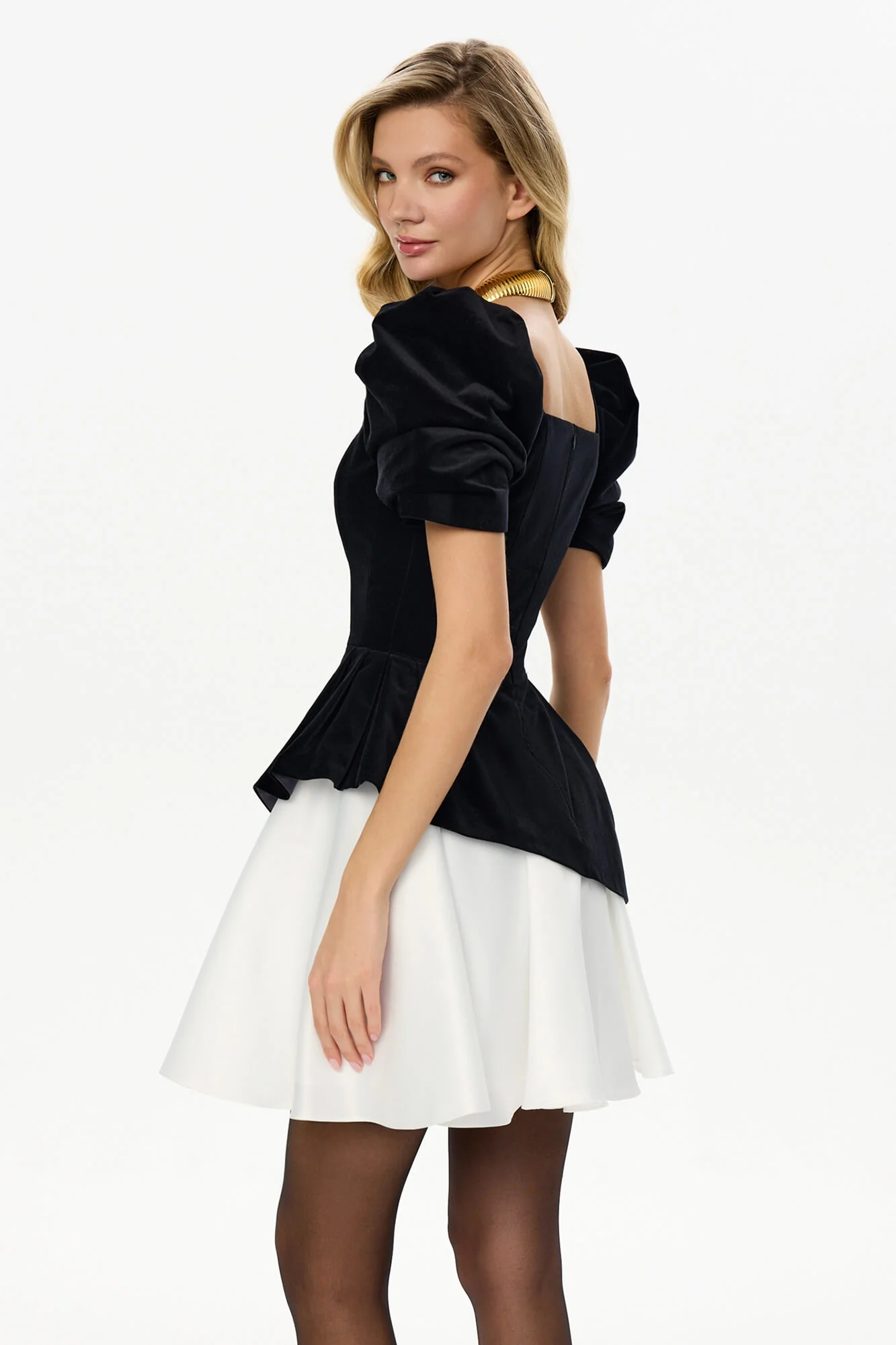 Square Neck Short Sleeve Top