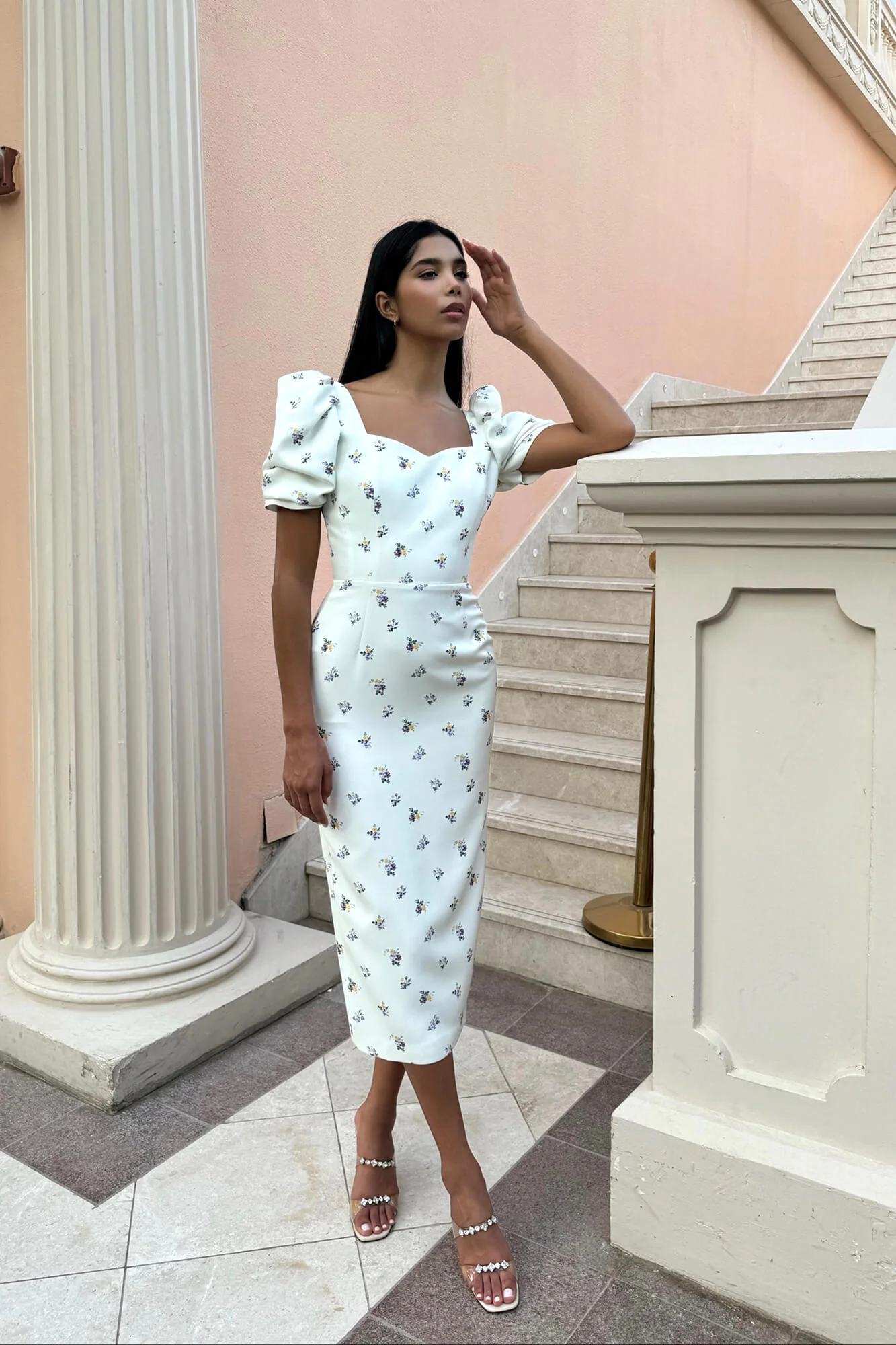 Sweetheart Midi Dress