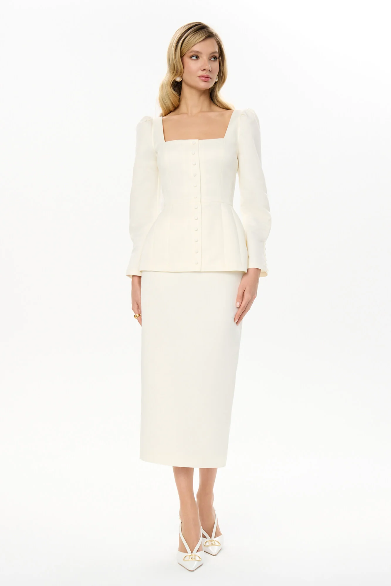 Satin Long Sleeve Top