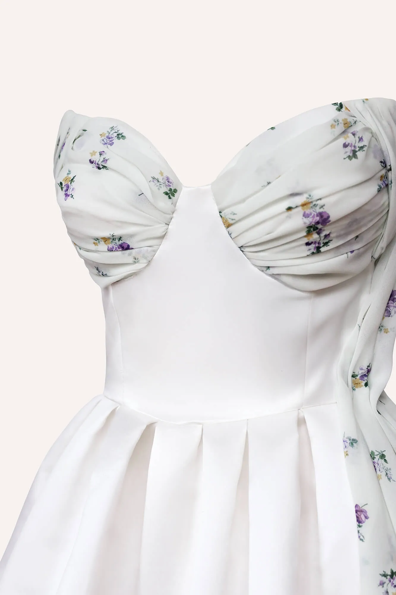 Mini Dress With Drape