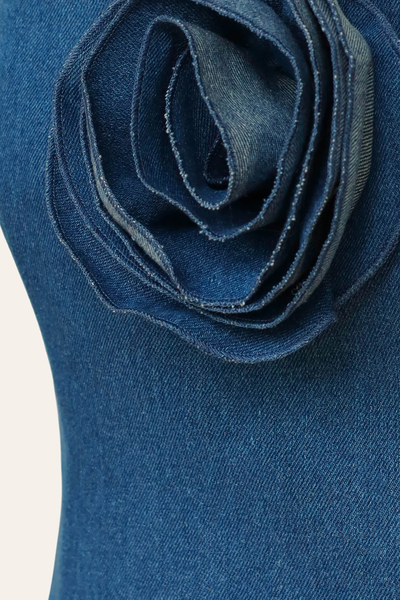 Square Neck Top with removable rose