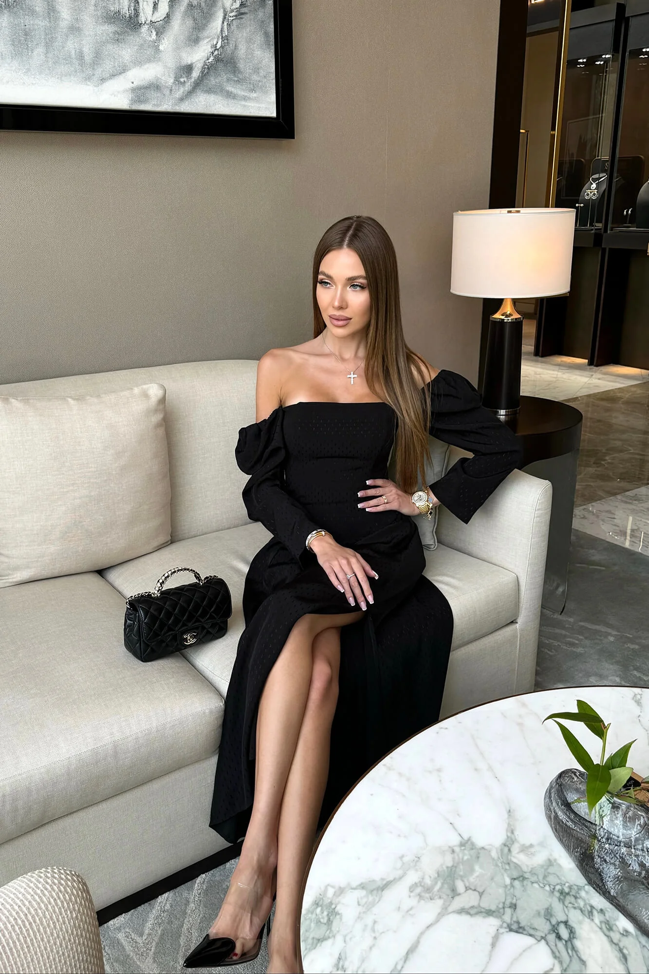Long Sleeve Corset Top