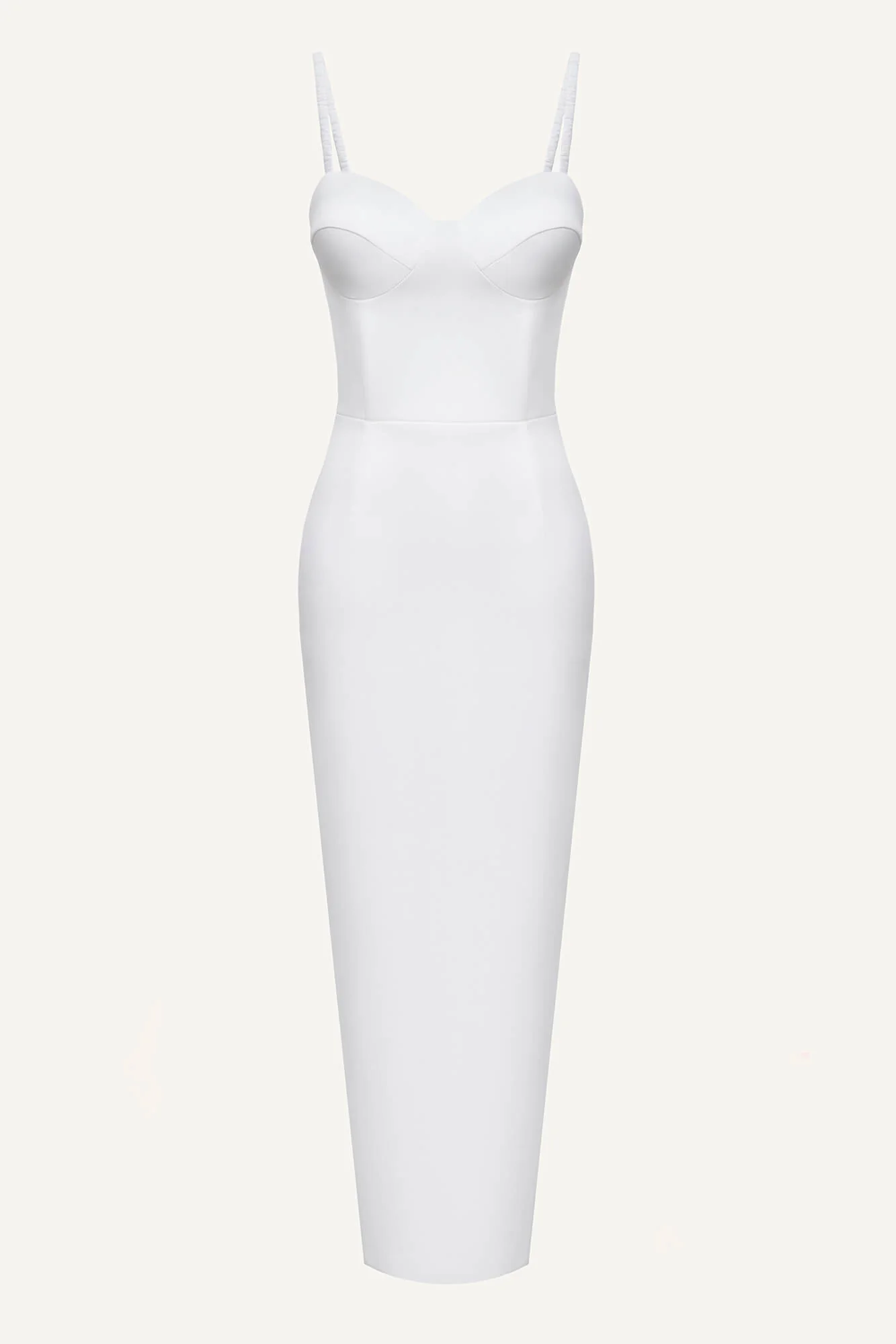 Open Back Maxi Bustier Dress