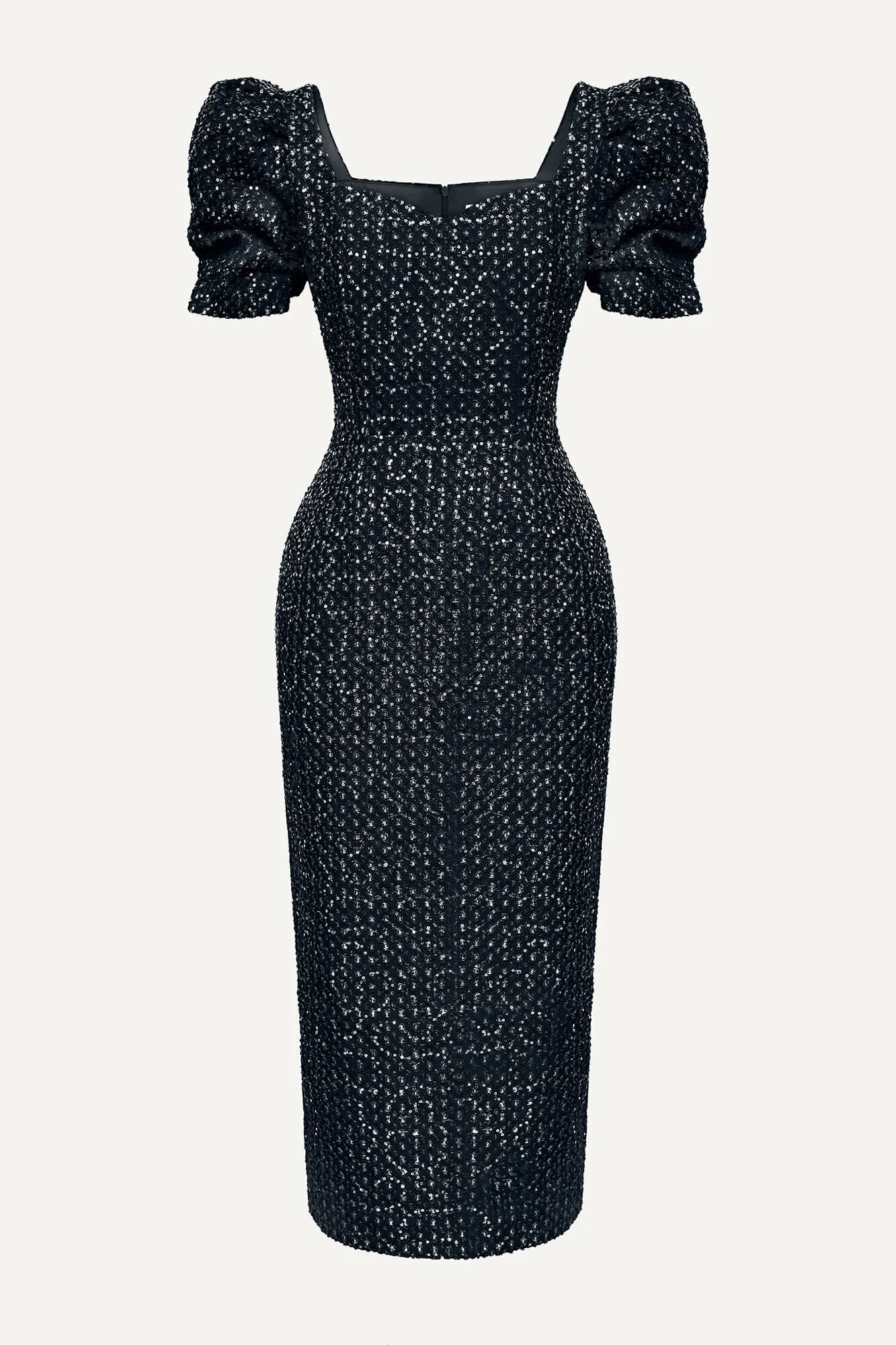 Sweetheart Denim Midi Dress