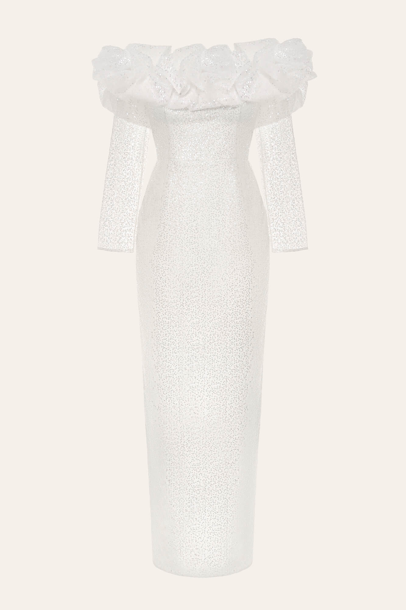 Meringue Long Sleeve Midi Dress