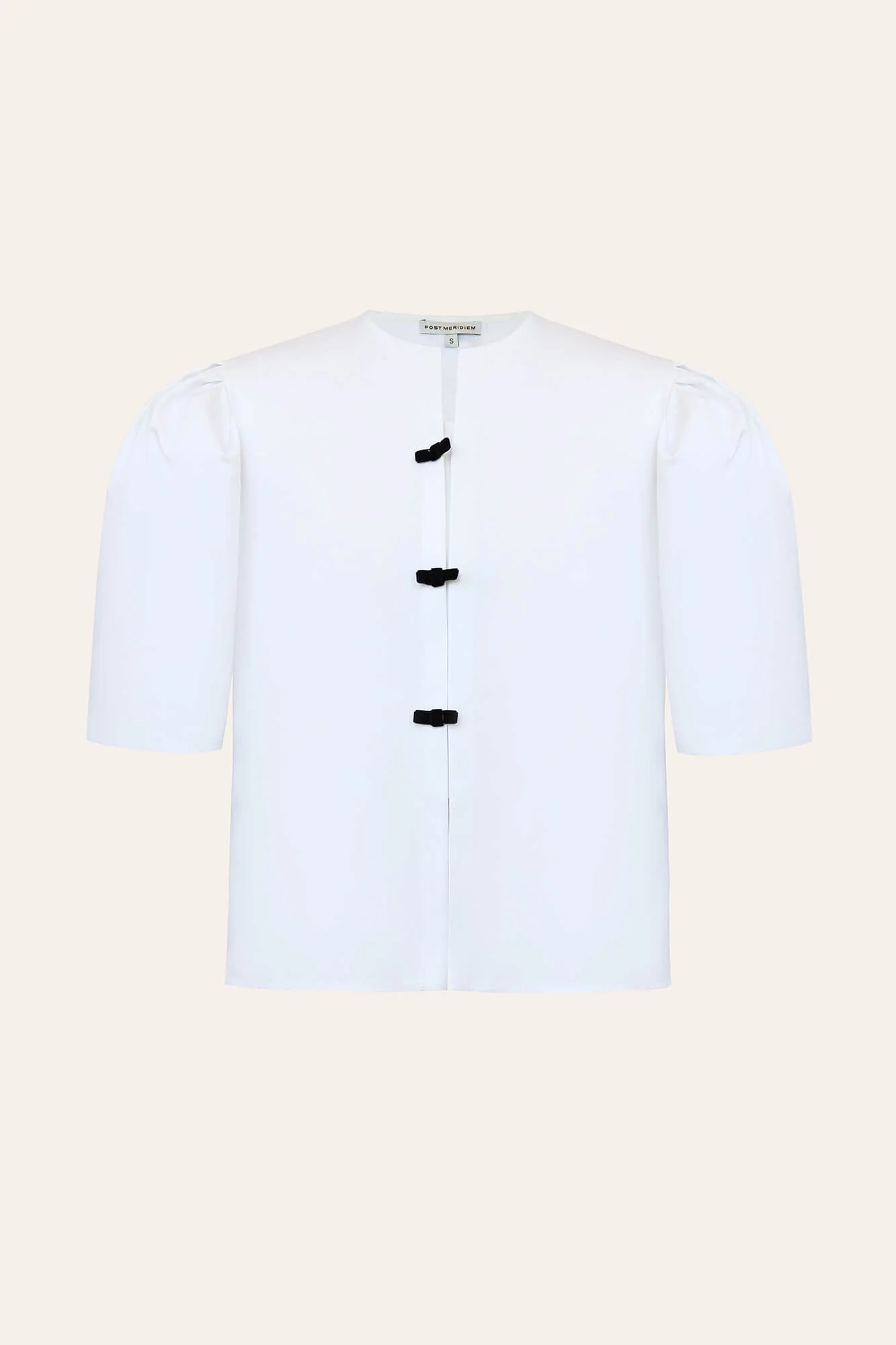 Cotton Gathered Mini Skirt