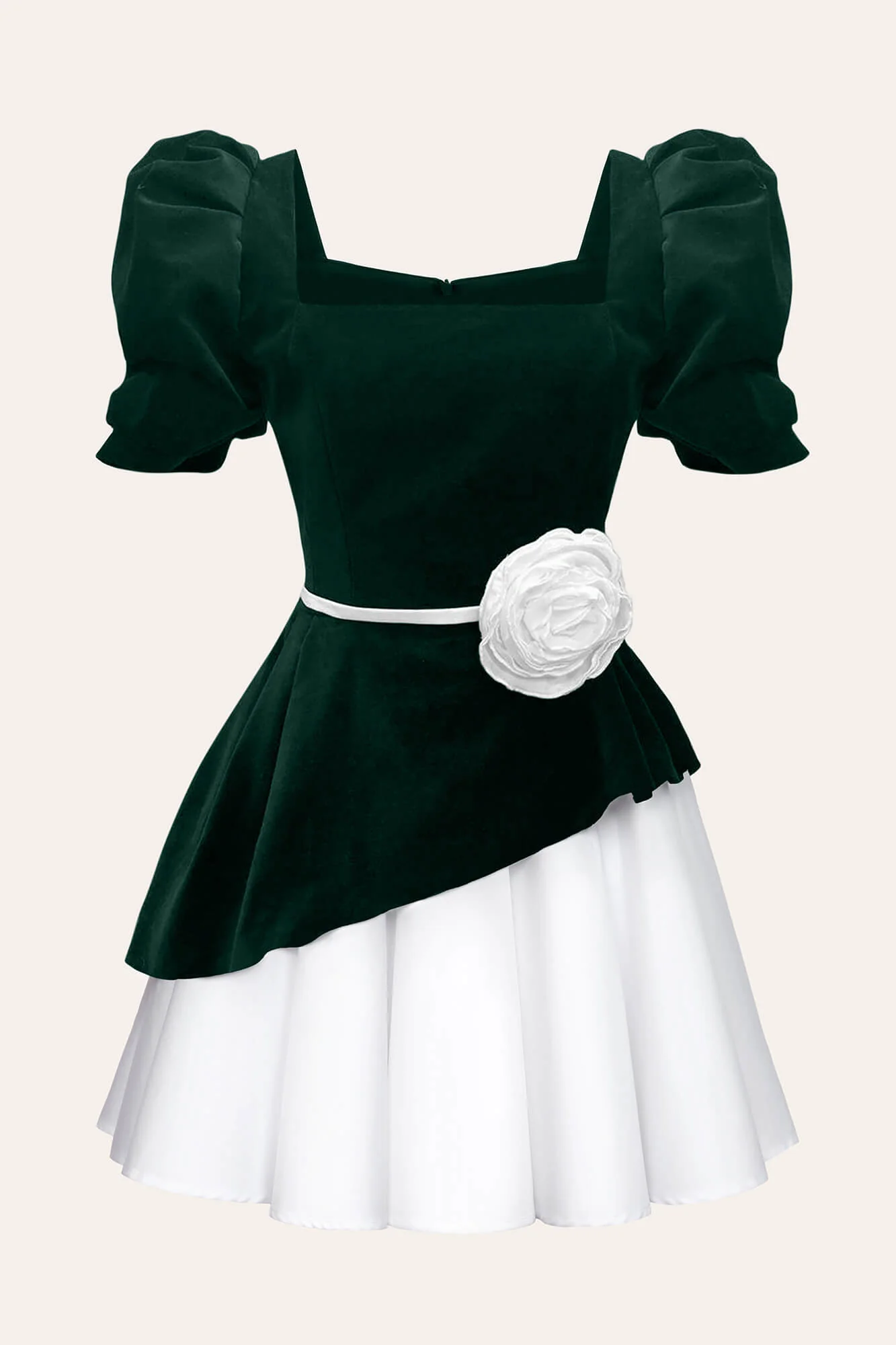 Square Neck Short Sleeve Top