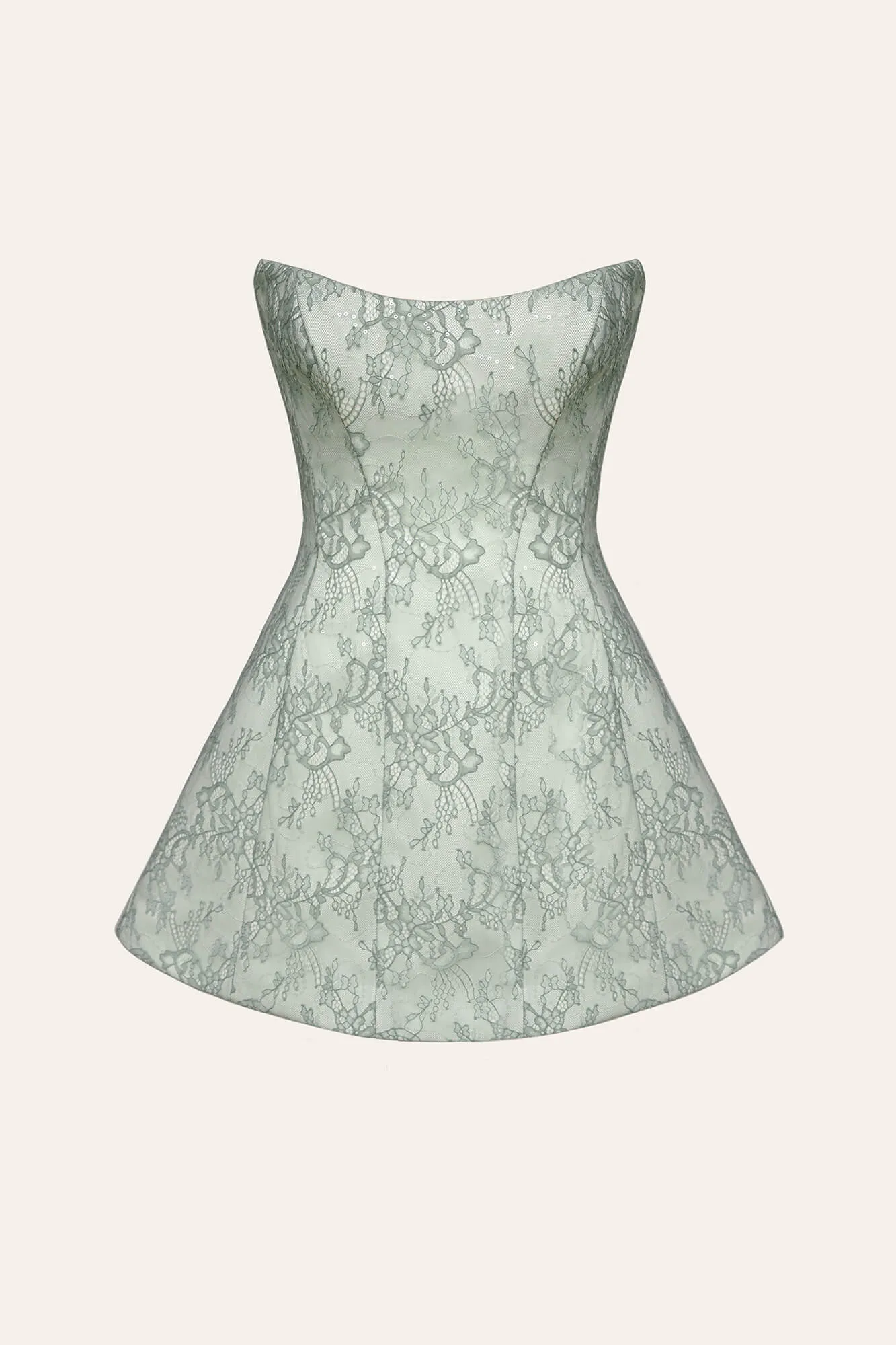 Lace Sheath Mini Dress