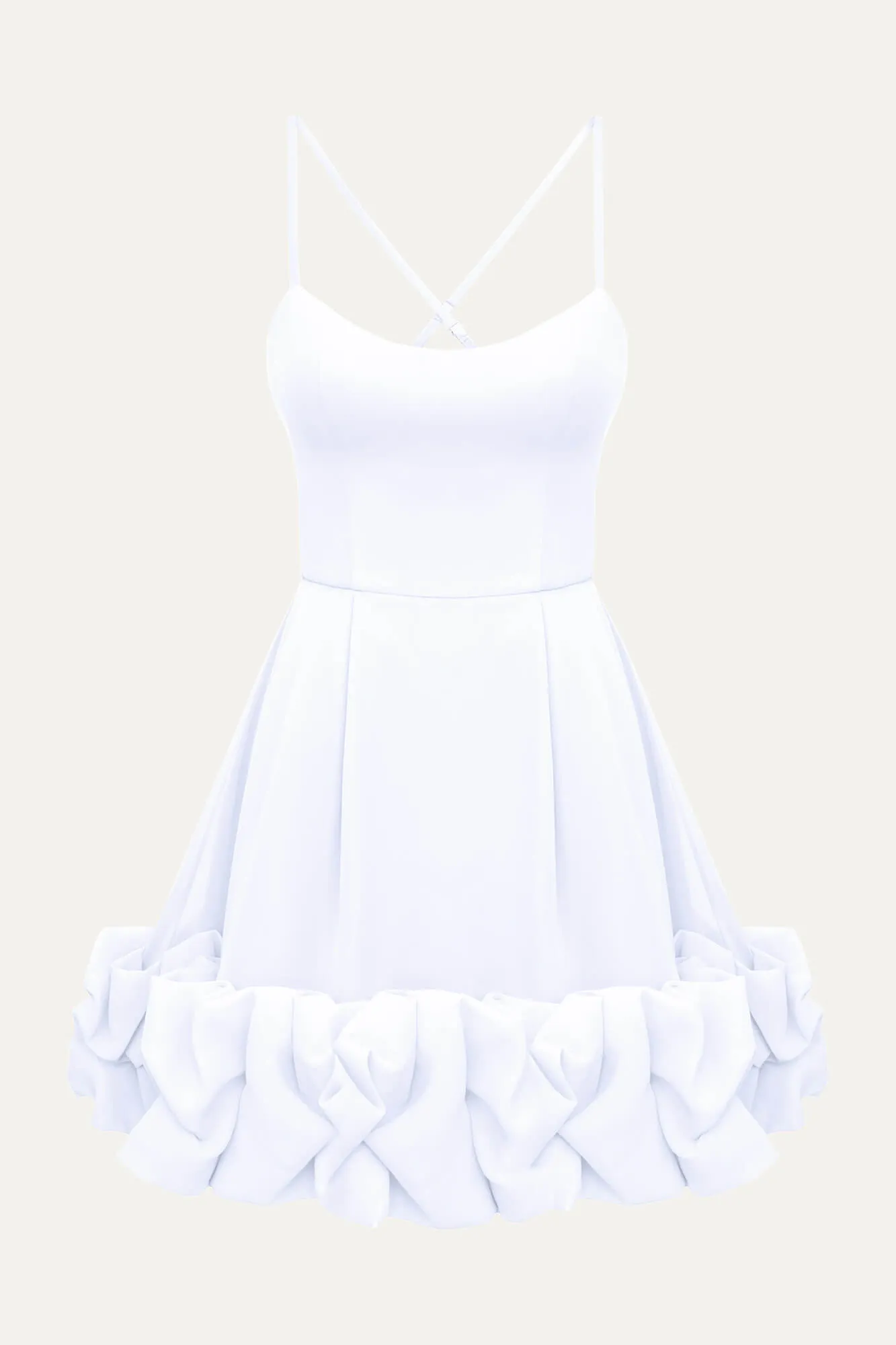 Backless Bustier Mini Dress