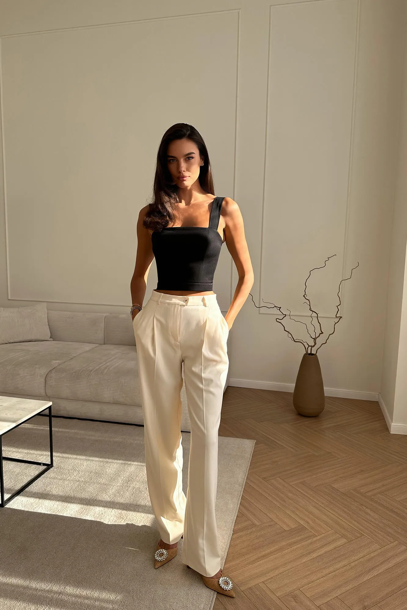 Straight Cut Trousers