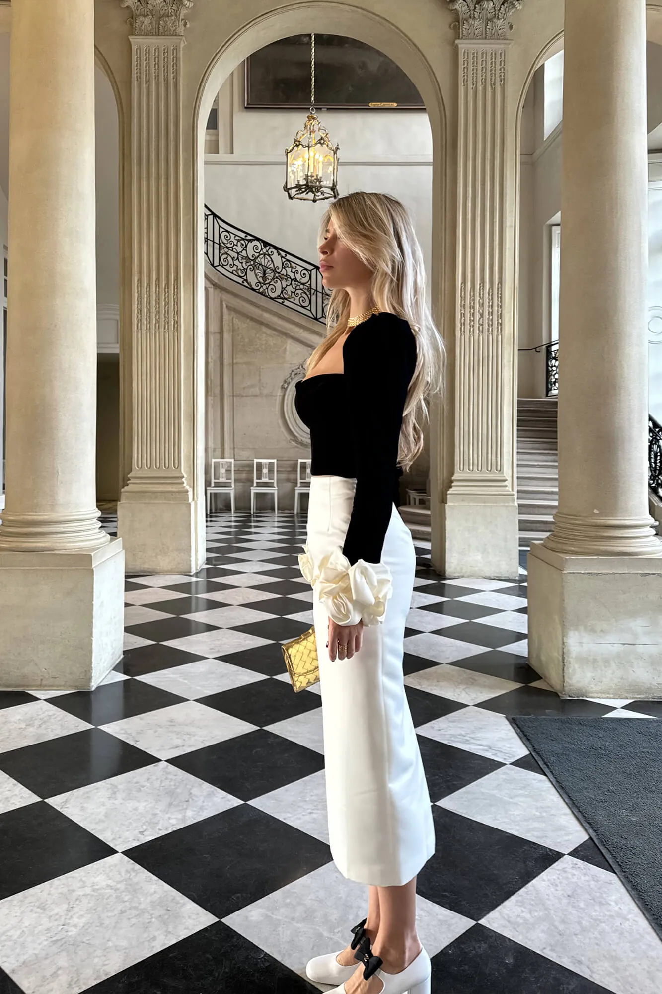 Velvet Top with Removable Cuffs