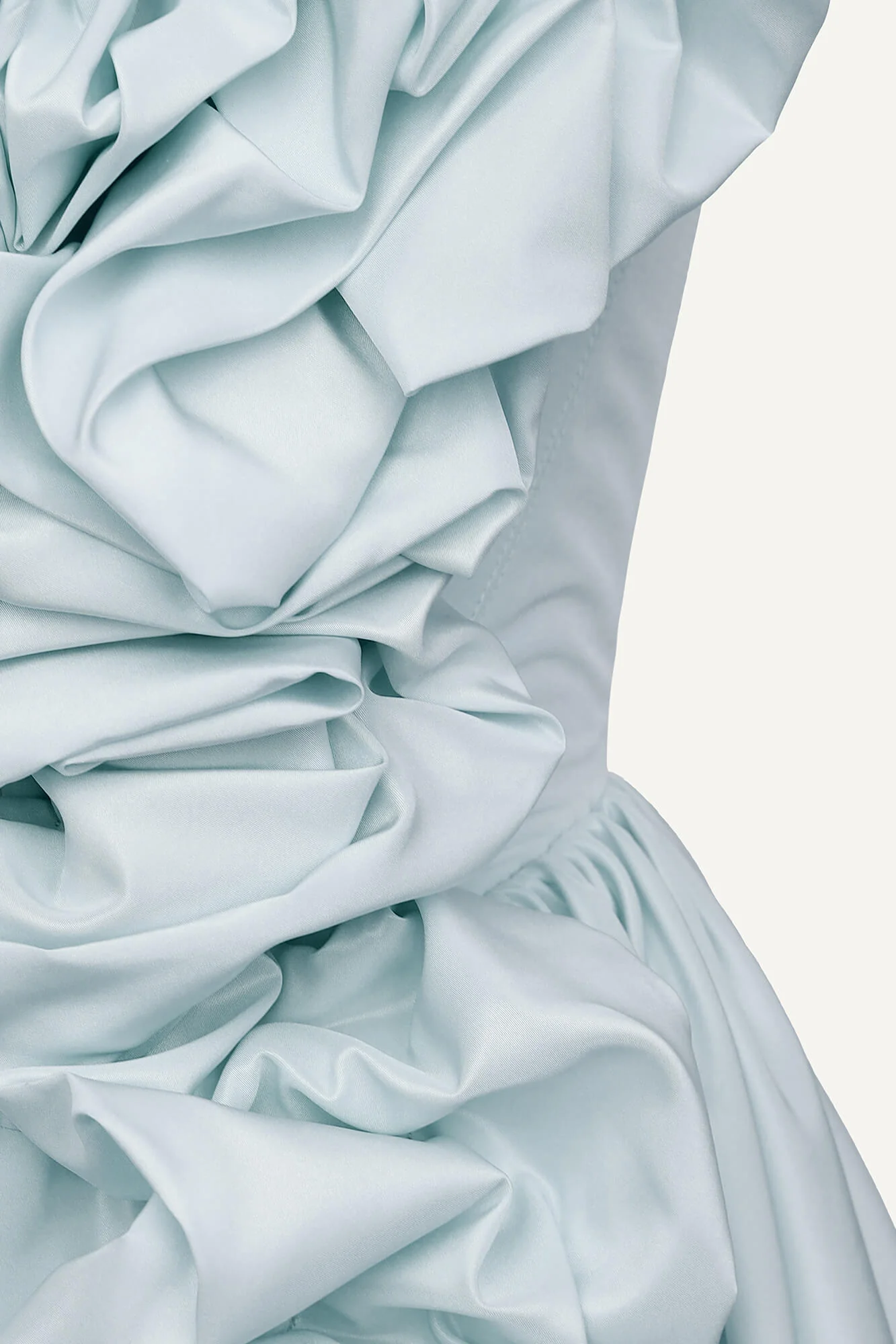 Mini Dress With Corset And Gathering