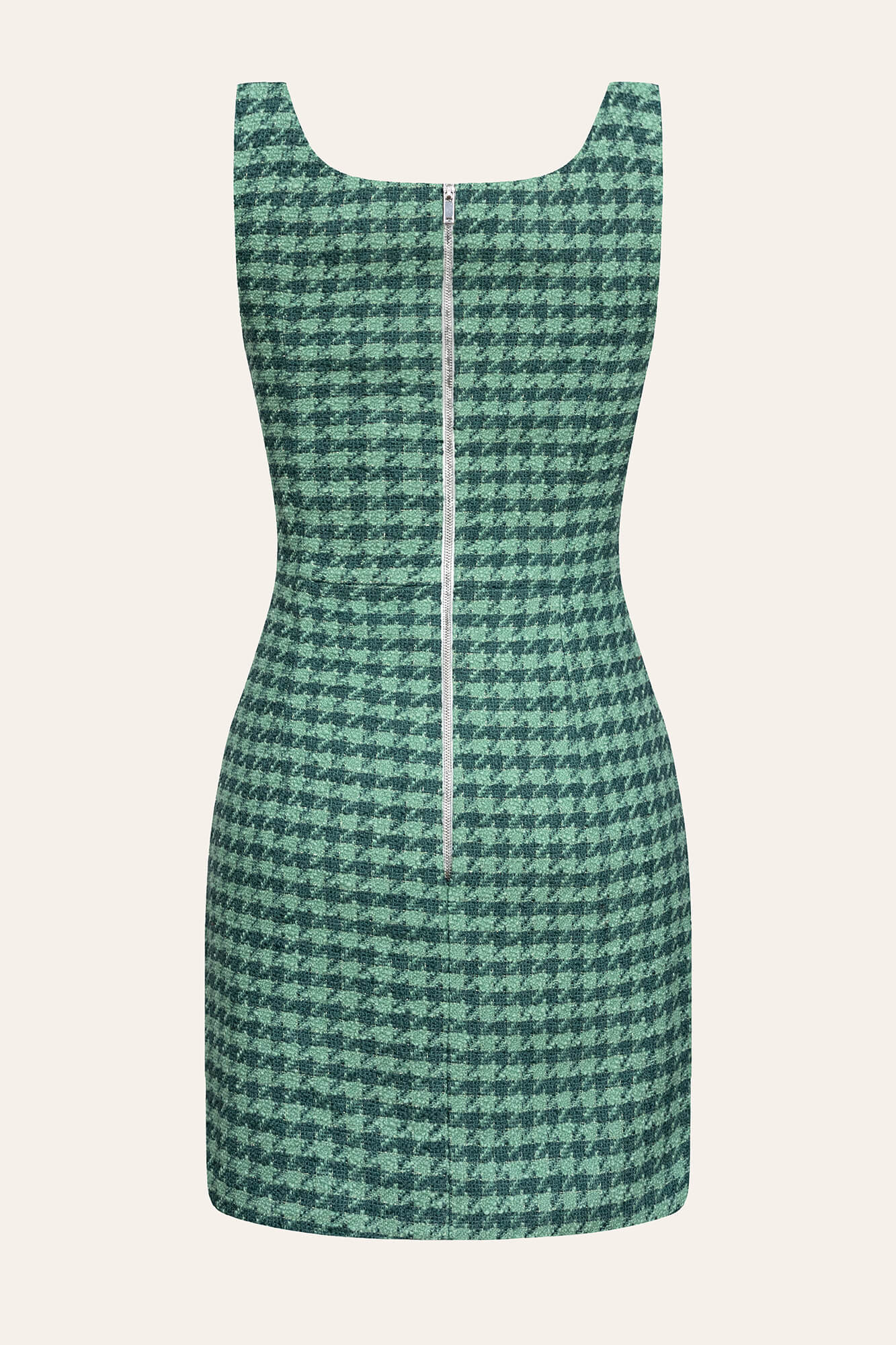 Tweed Strap Mini Dress