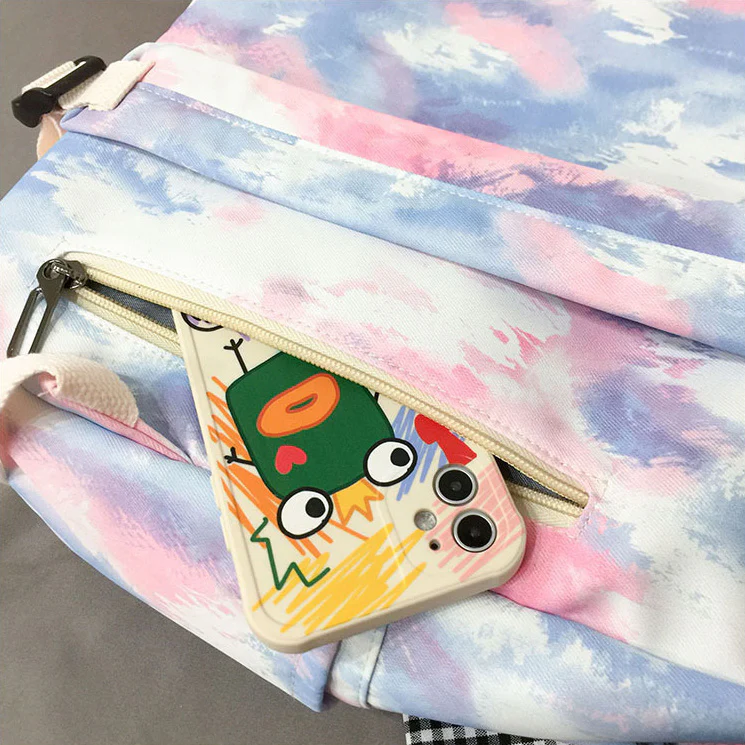 Rainbow Tie-Dye Nylon Backpack - LIMITED STOCK - 20 PIECES!!!