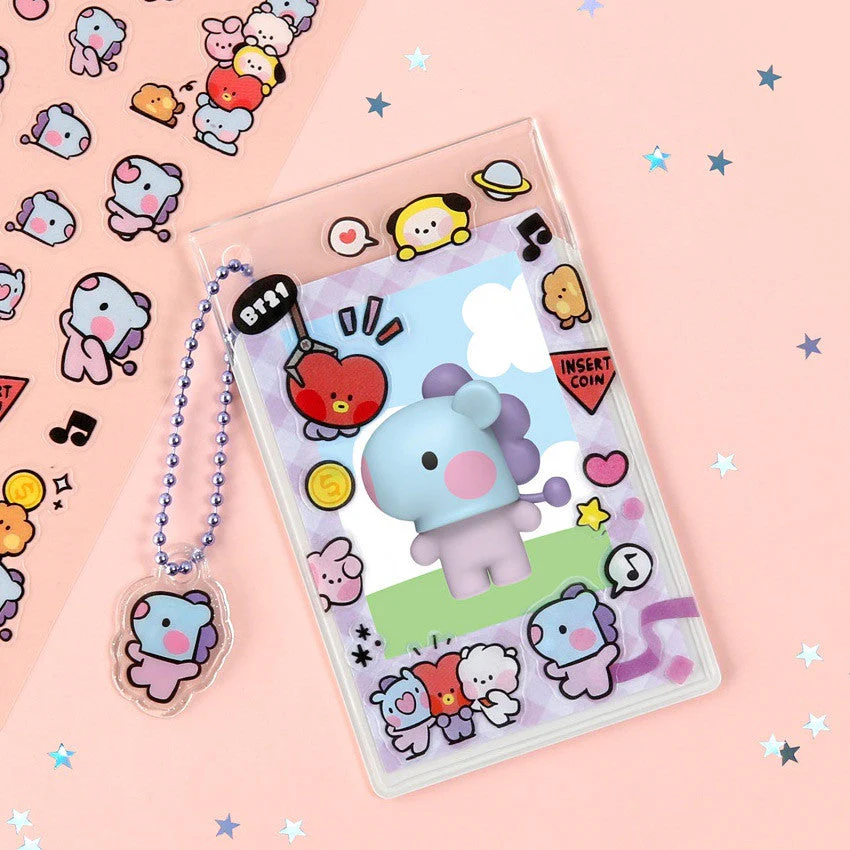BT21 Clear Stickers - Minini