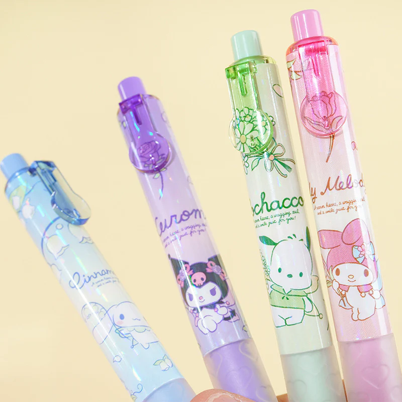 Sanrio Characters Enchanted Garden Gel Pen - Set of 4 - Limited Edition
