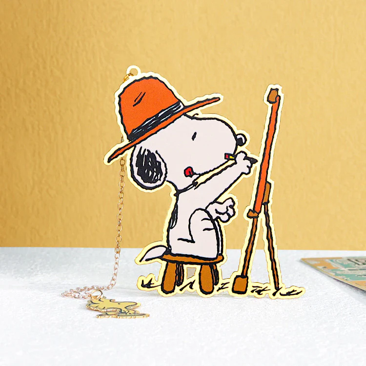 Peanuts Snoopy Rose Gold Bookmark