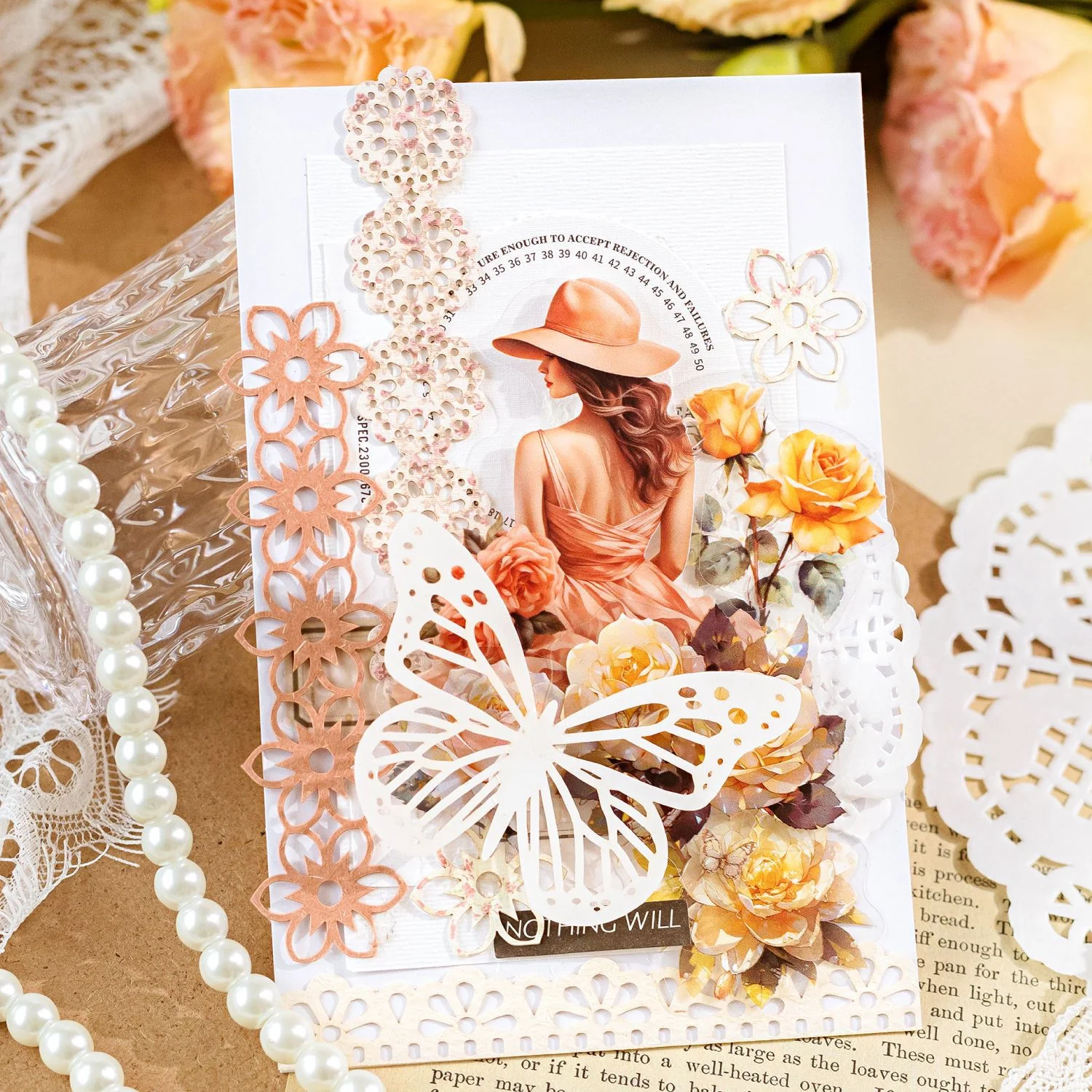 Lace Blossom Enchantment Paper Set