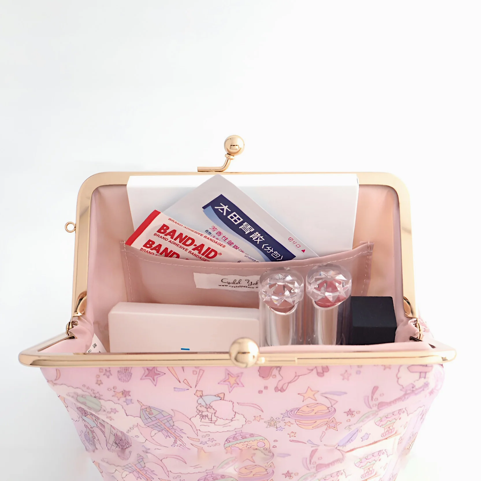 Sanrio x Liberty Fabrics Kiss-Lock Floral Frame Pouch - Limited Edition