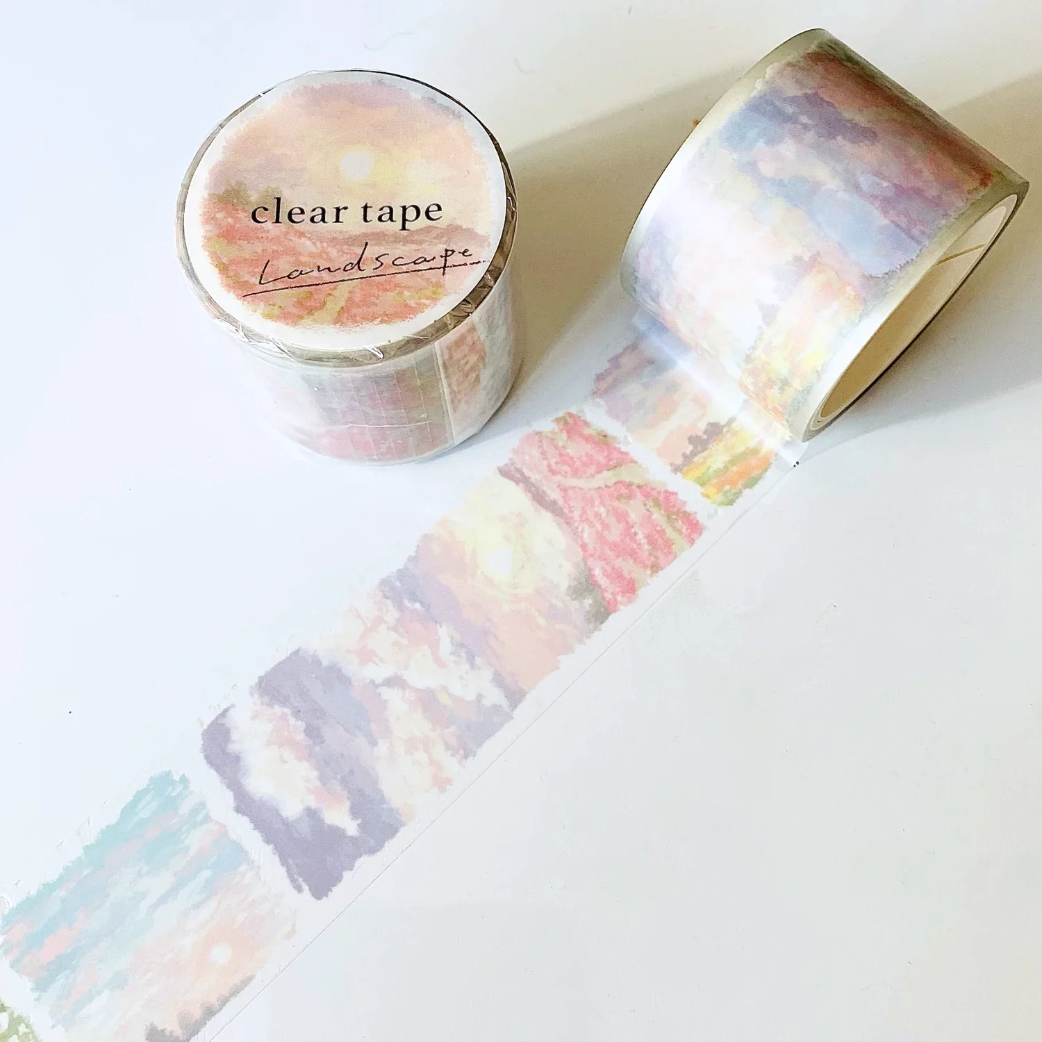 Mind Wave Wide Clear Tape - Landscape - Sunset