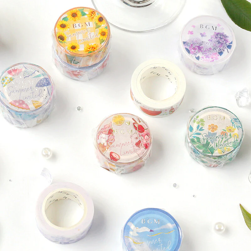 BGM Masking Tape - Tropical Leaves