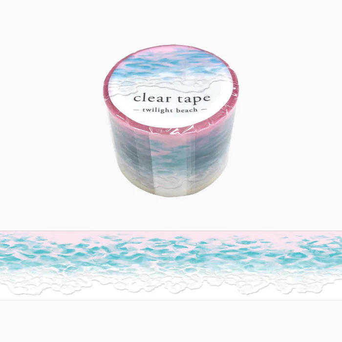 Mind Wave Clear Masking Tape - Limited Edition - Twilight Beach