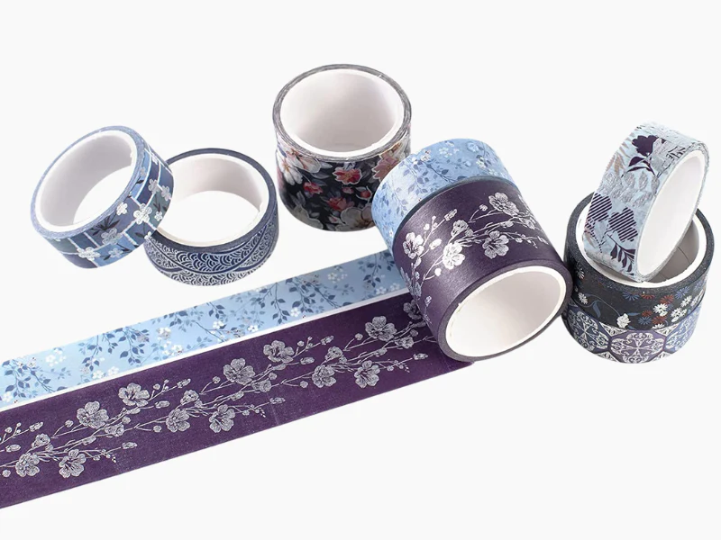 Shades Of Blue Washi Tape Set